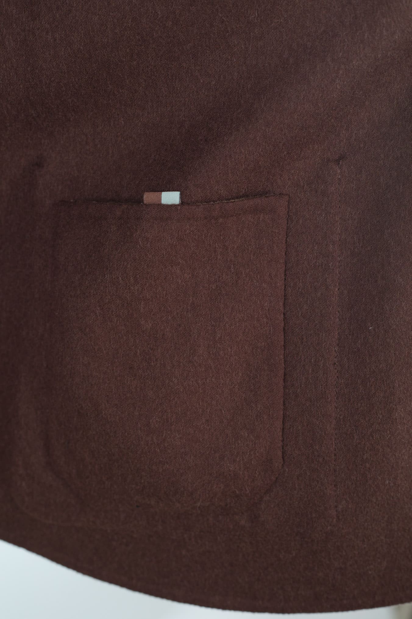 Tobacco Double Wool Overshirt