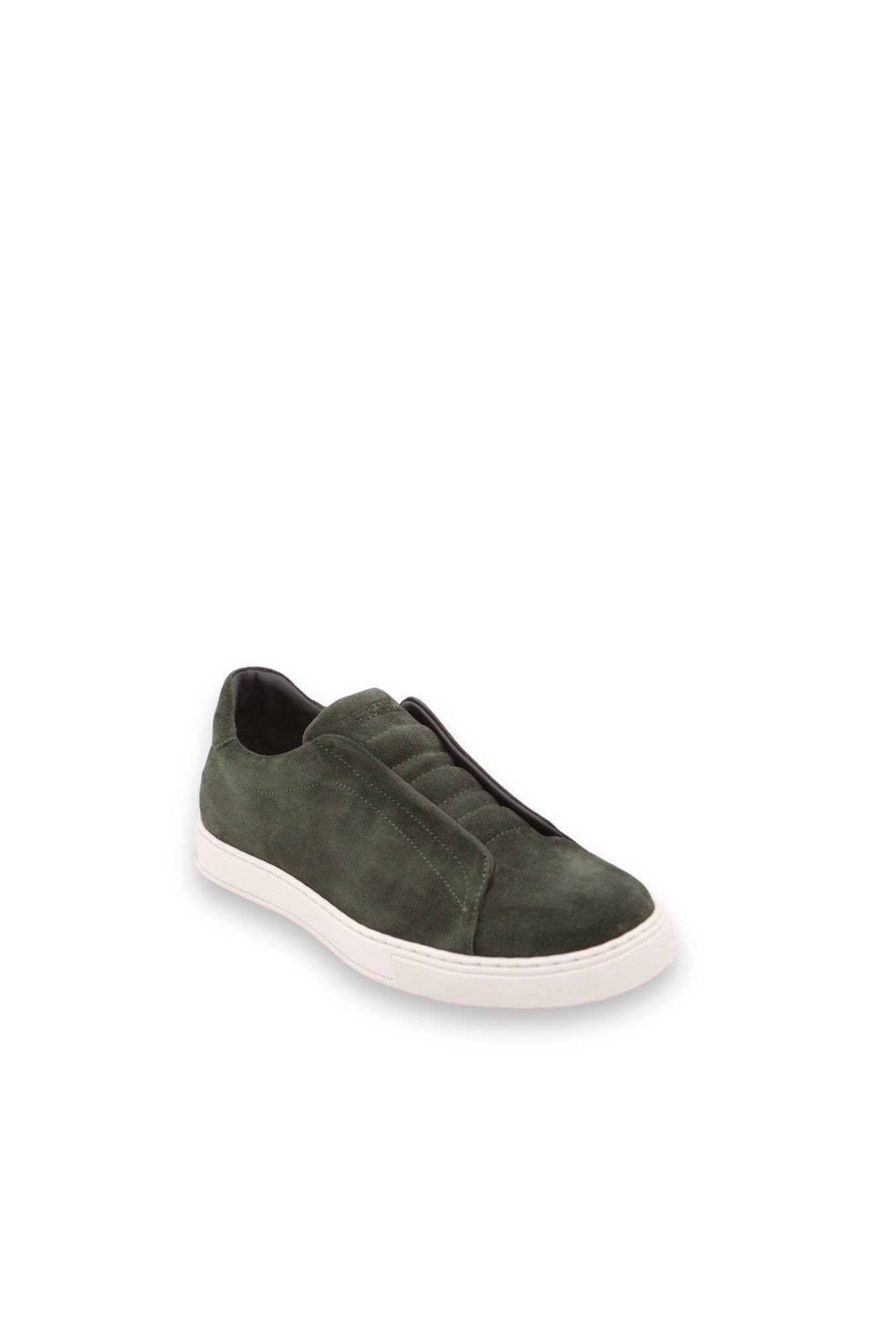 Sneakers Suede Slip On Verde