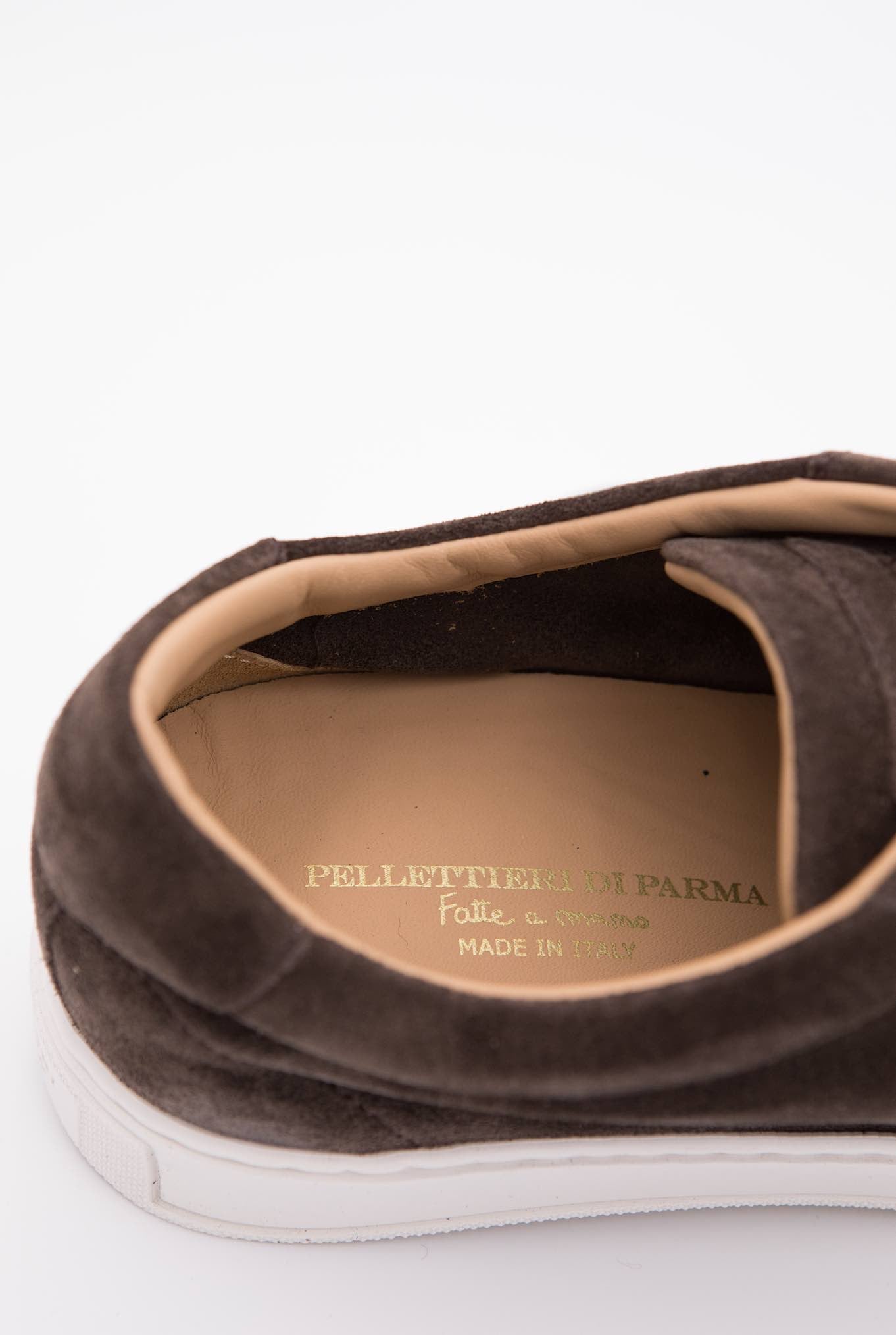 PELLETTIERI DI PARMA Suede Coffee Sneakers