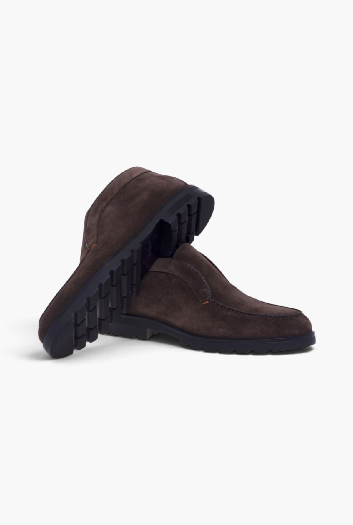 Polacchine "Rock" Suede Testa Moro SANTONI