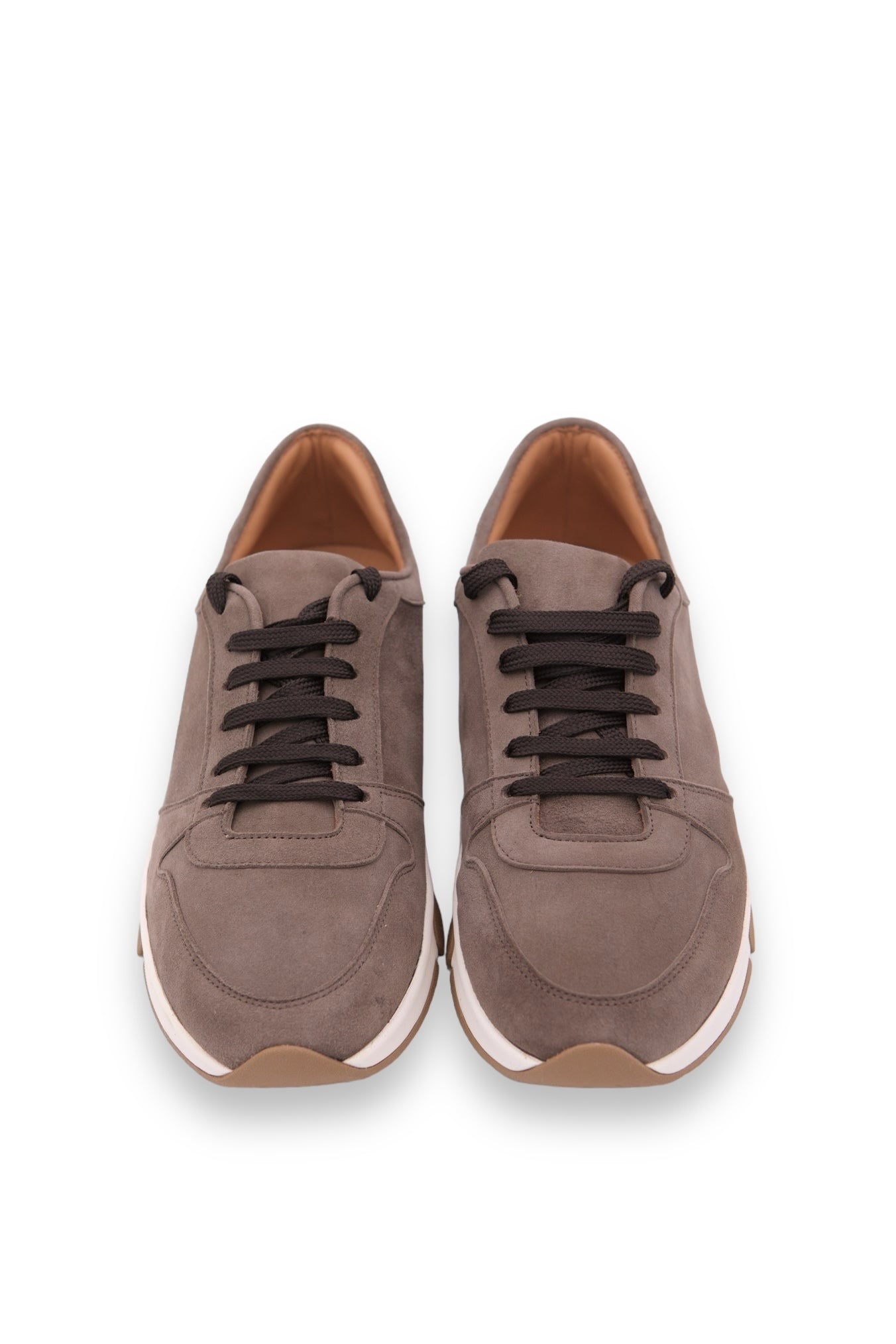 KITON Coffee Nubuck Sneakers