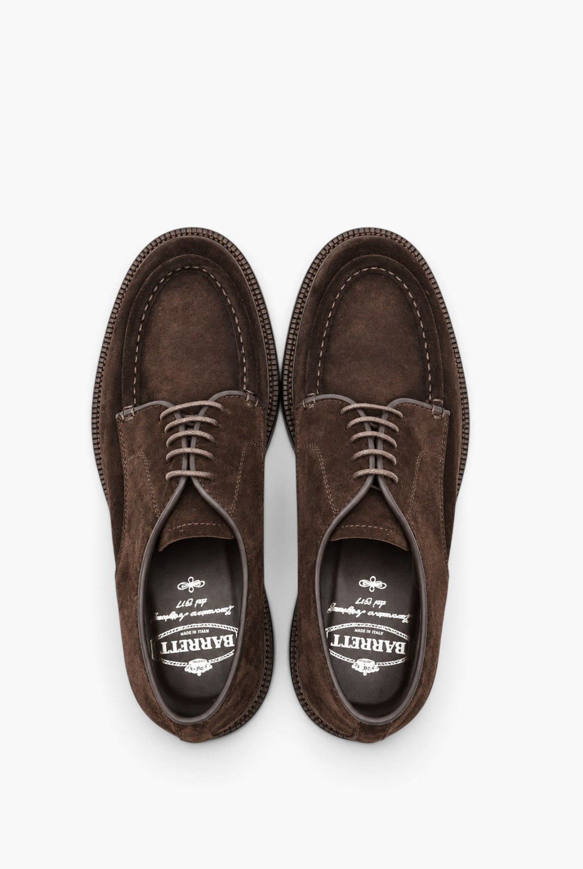 Scarpe Derby Suede Testa di Moro BARRETT