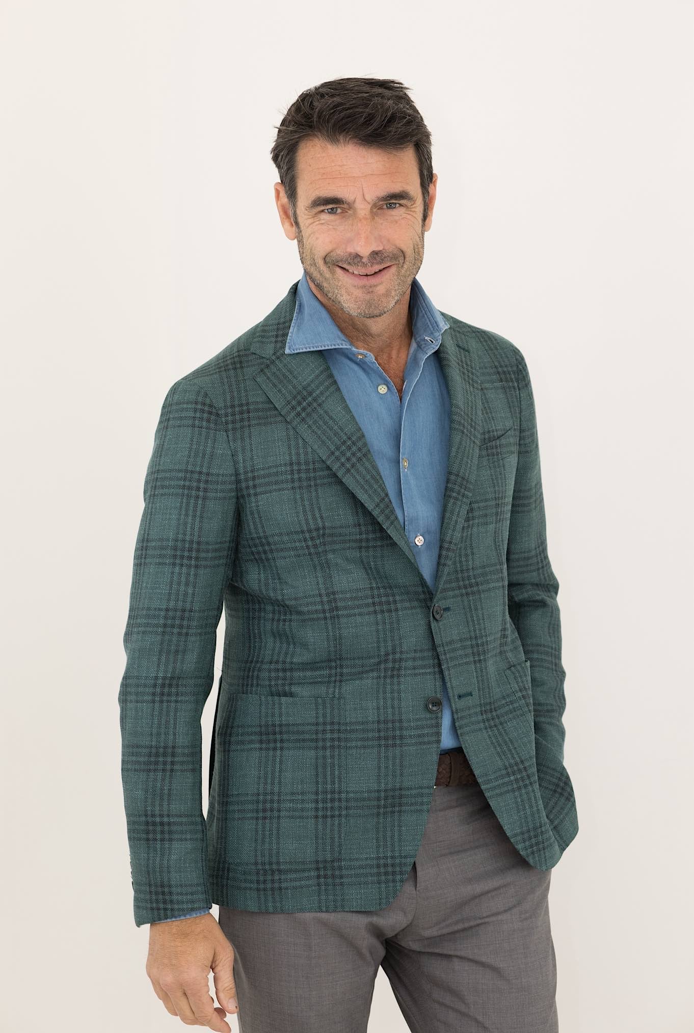 TAGLIATORE Green Wales Jacket