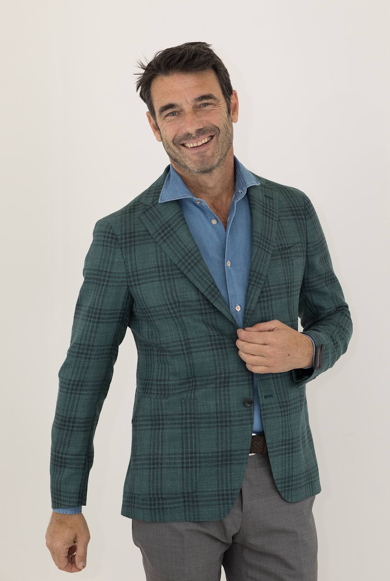 TAGLIATORE Green Wales Jacket