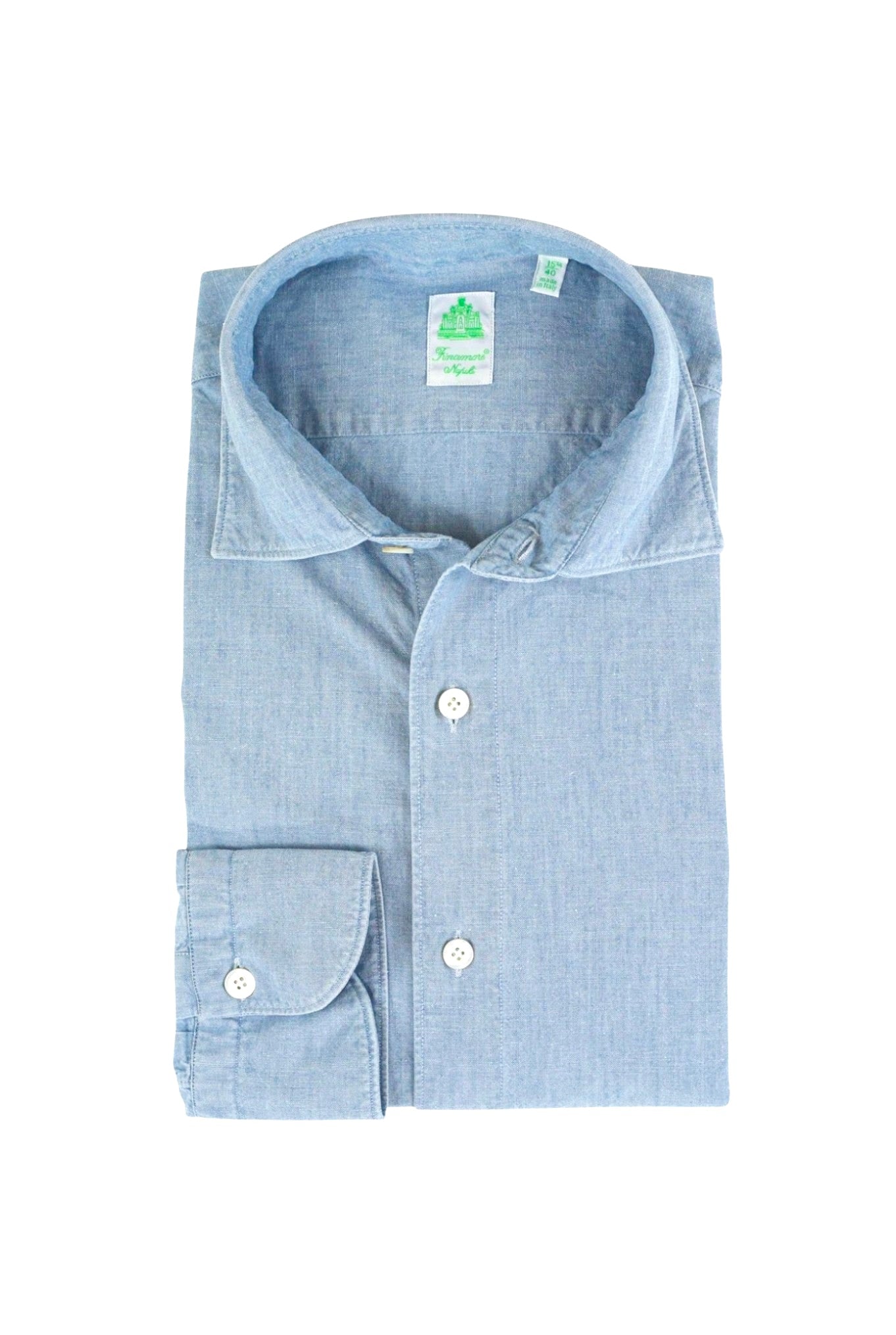 Camicia "Tokyo" Slim Denim Chambray