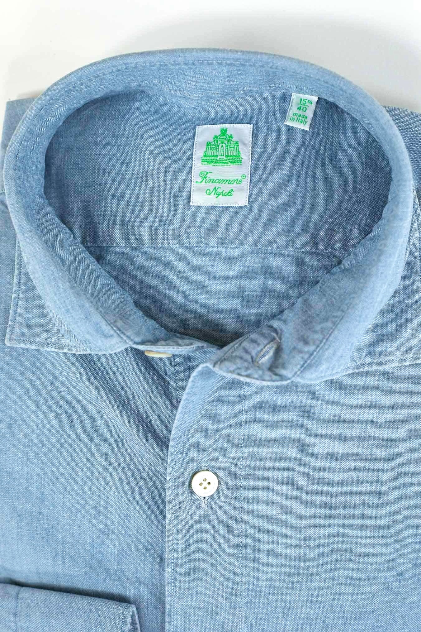 Camicia "Tokyo" Slim Denim Chambray