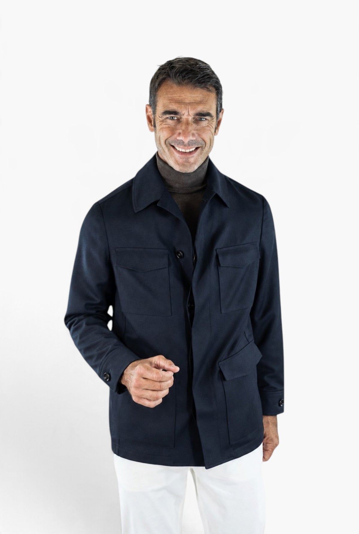 Field Jacket "Impeccabile" Lana Blu CANALI