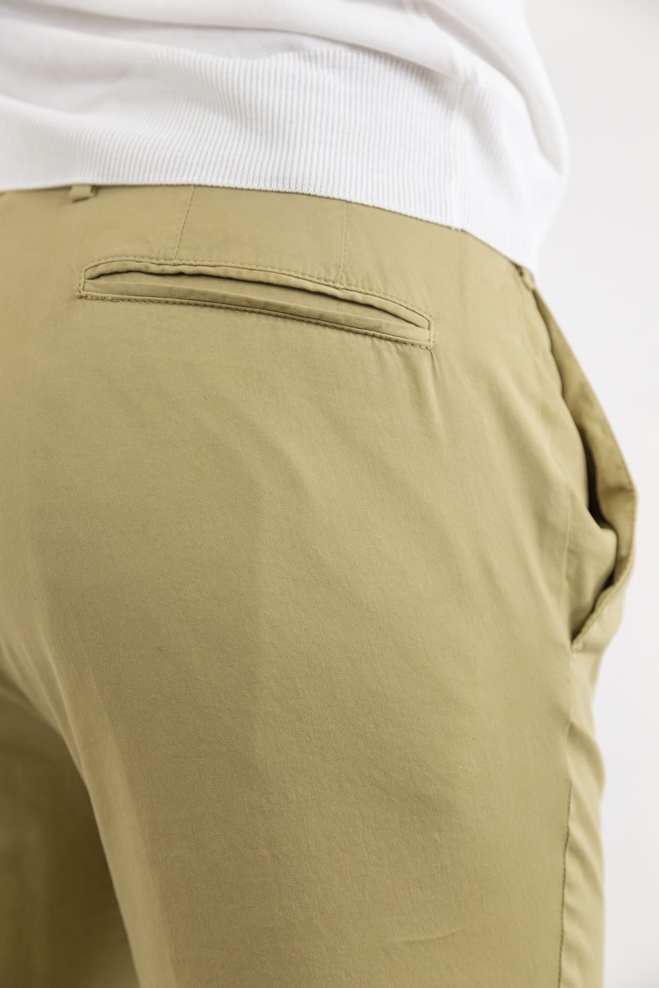 GUARINO Pantaloni Cotone e Seta Beige