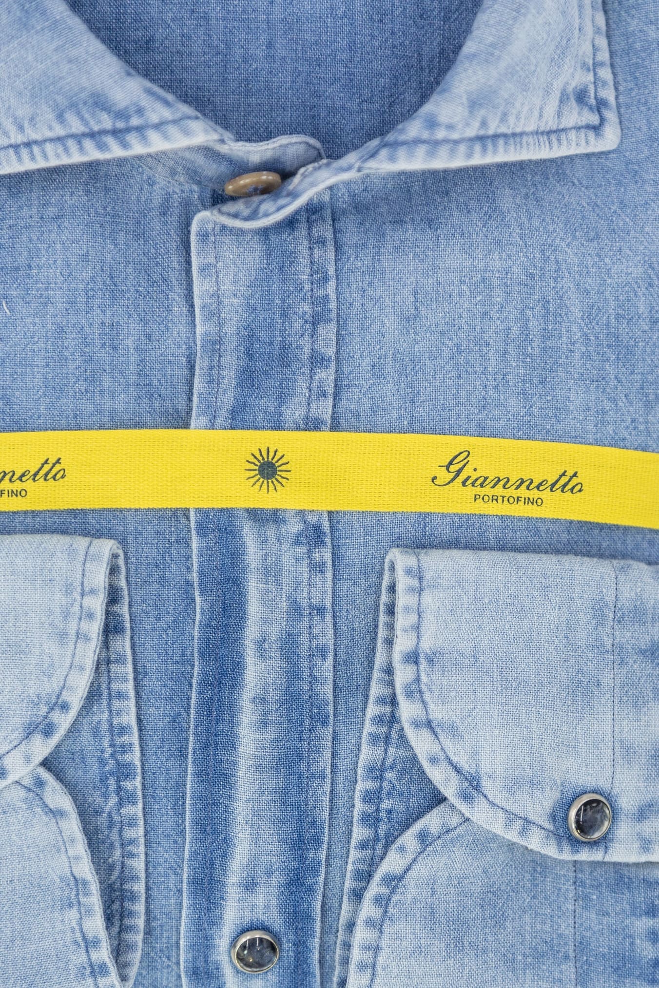Camicia Denim Lino Cotone COMFORT FIT - Guarino Store