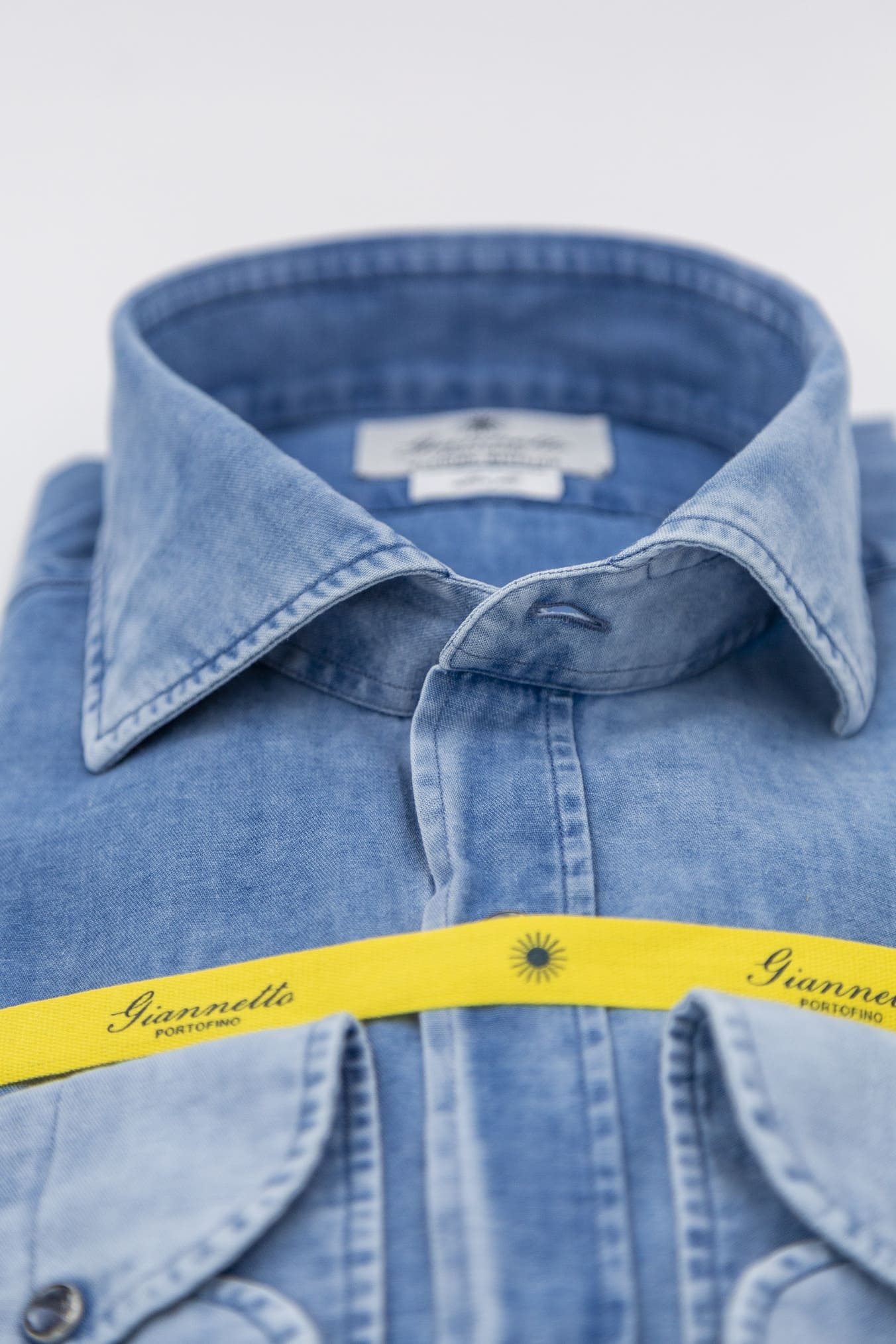 Camicia Denim Lino Cotone COMFORT FIT - Guarino Store