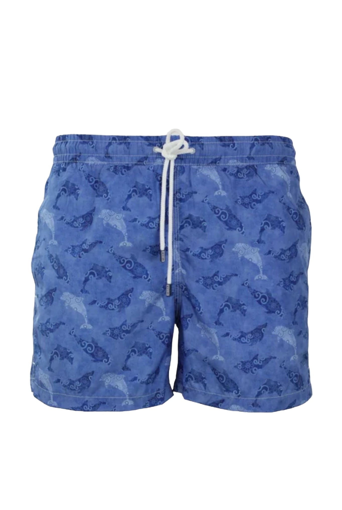 FEDELI Blue Dolphin Pattern Swimsuit