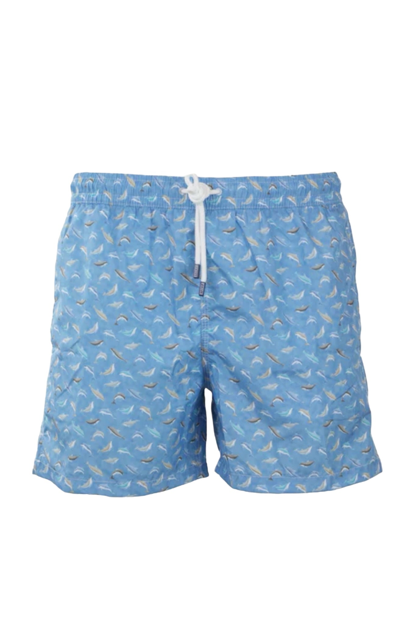 FEDELI Blue Dolphin Pattern Swimsuit