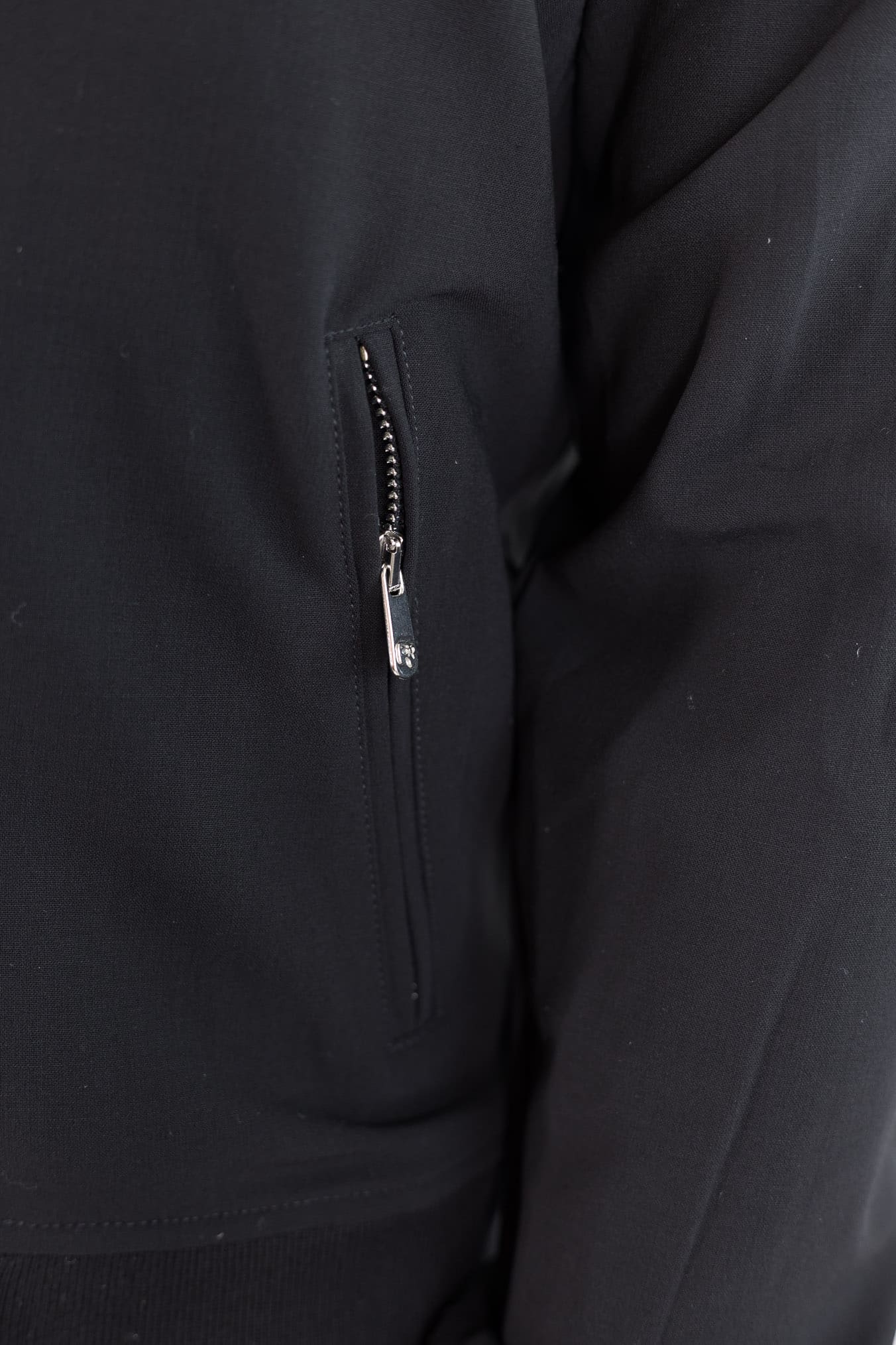 PESCAROLO Giubbino "Icon" Jersey Lana Blu Scuro