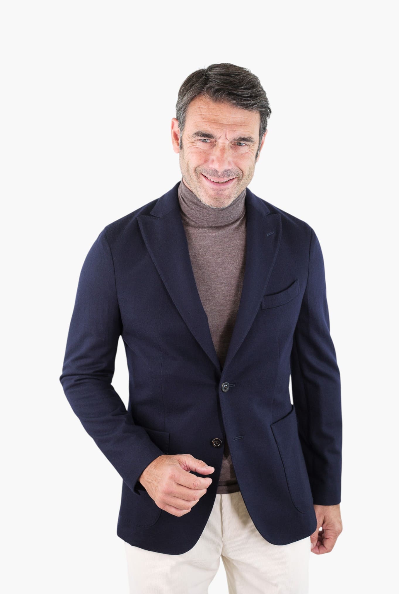 BOGLIOLI Giacca "K-Jacket" Lana Blu Scuro