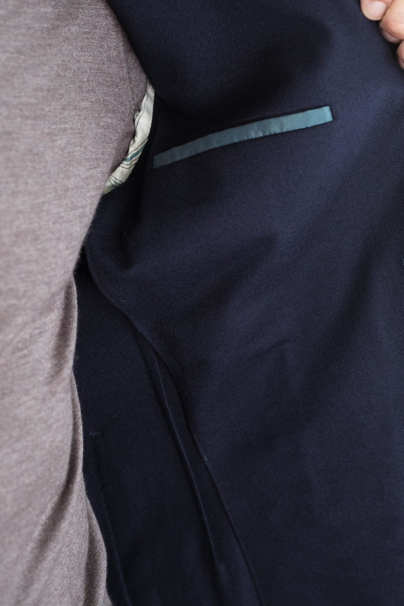 BOGLIOLI Giacca "K-Jacket" Lana Blu Scuro