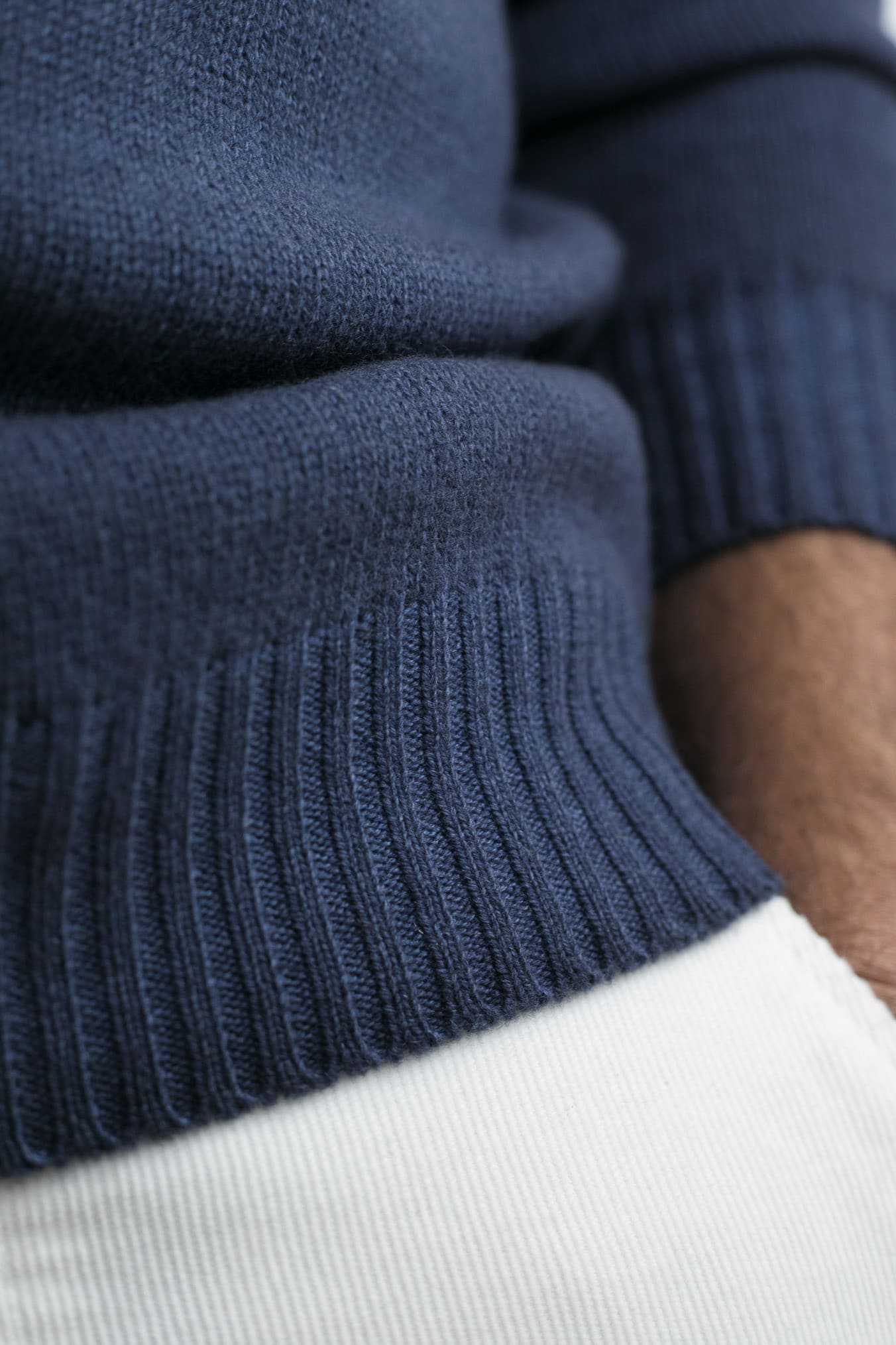 MALO Girocollo Lana Blu Medio