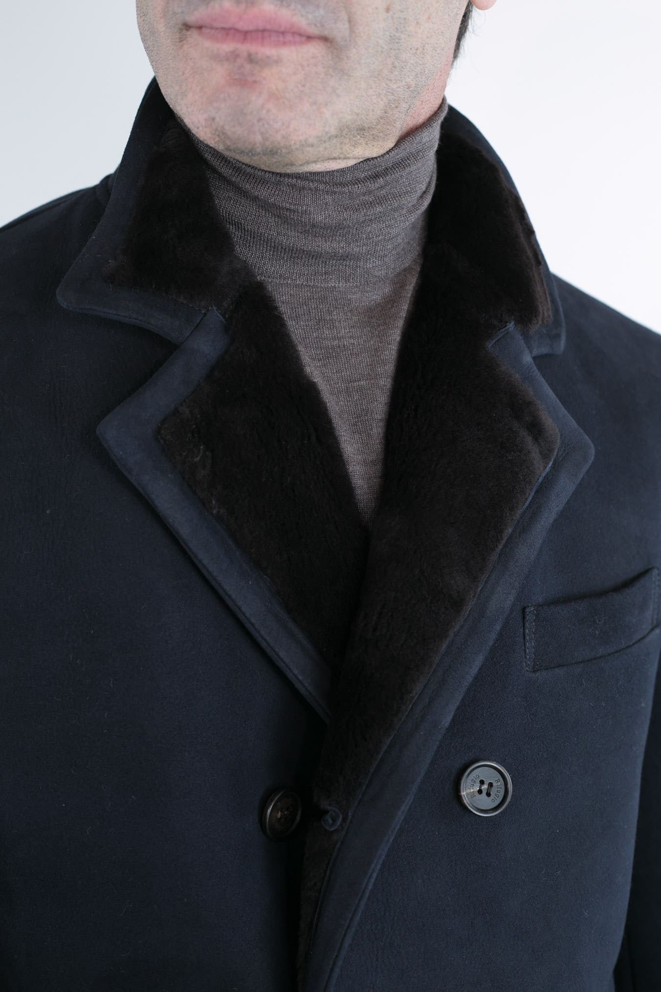 ALFREDO RIFUGIO Shearling Superlight Blu