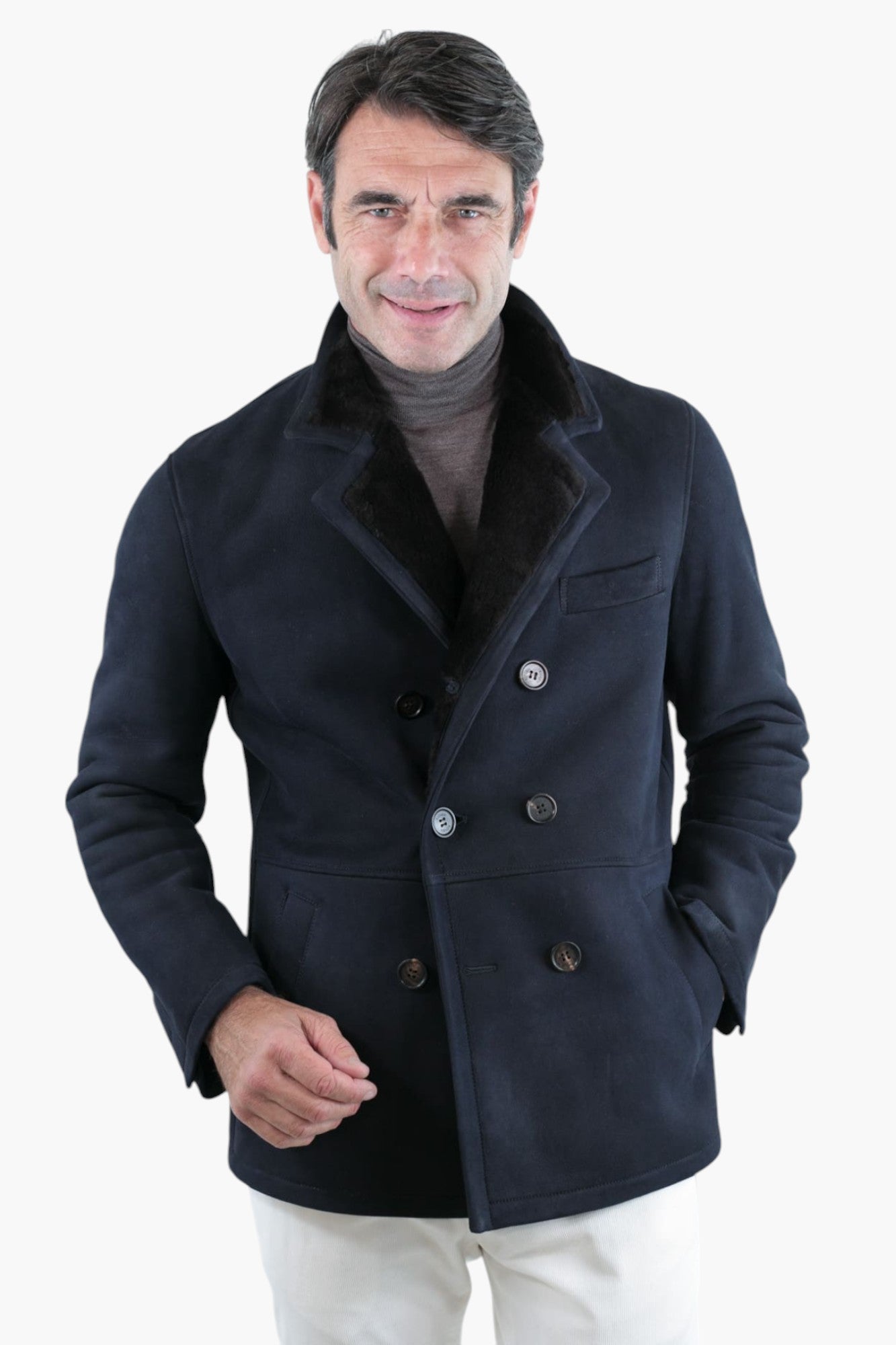 ALFREDO RIFUGIO Shearling Superlight Blu