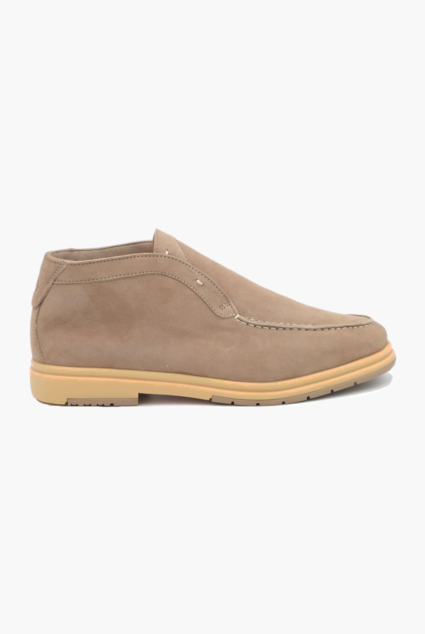 Polacchine Slip On Suede Beige