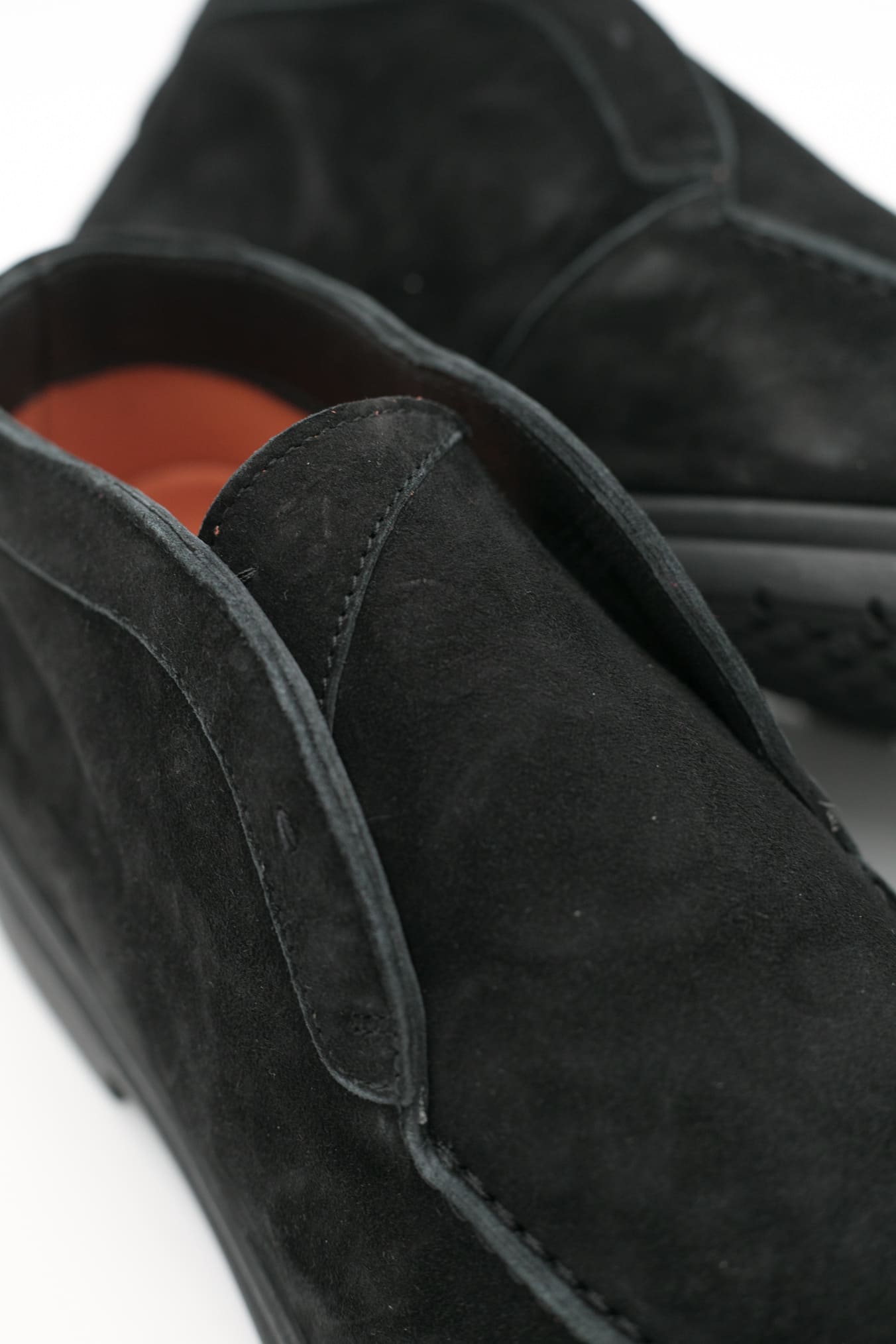 Polacchina Slip On Suede Nero