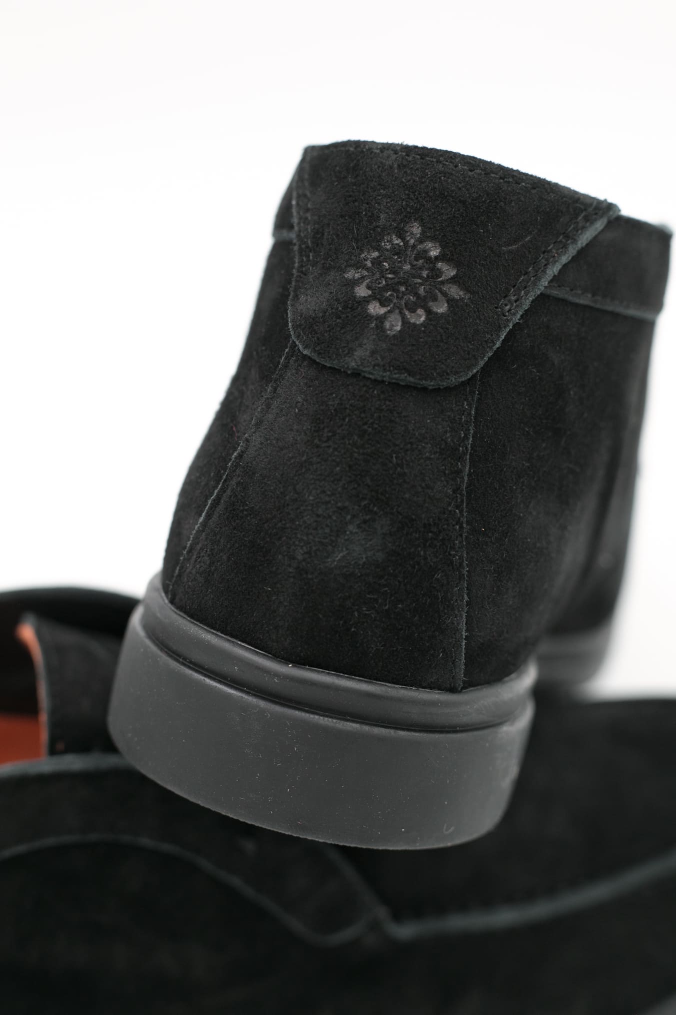 Polacchina Slip On Suede Nero