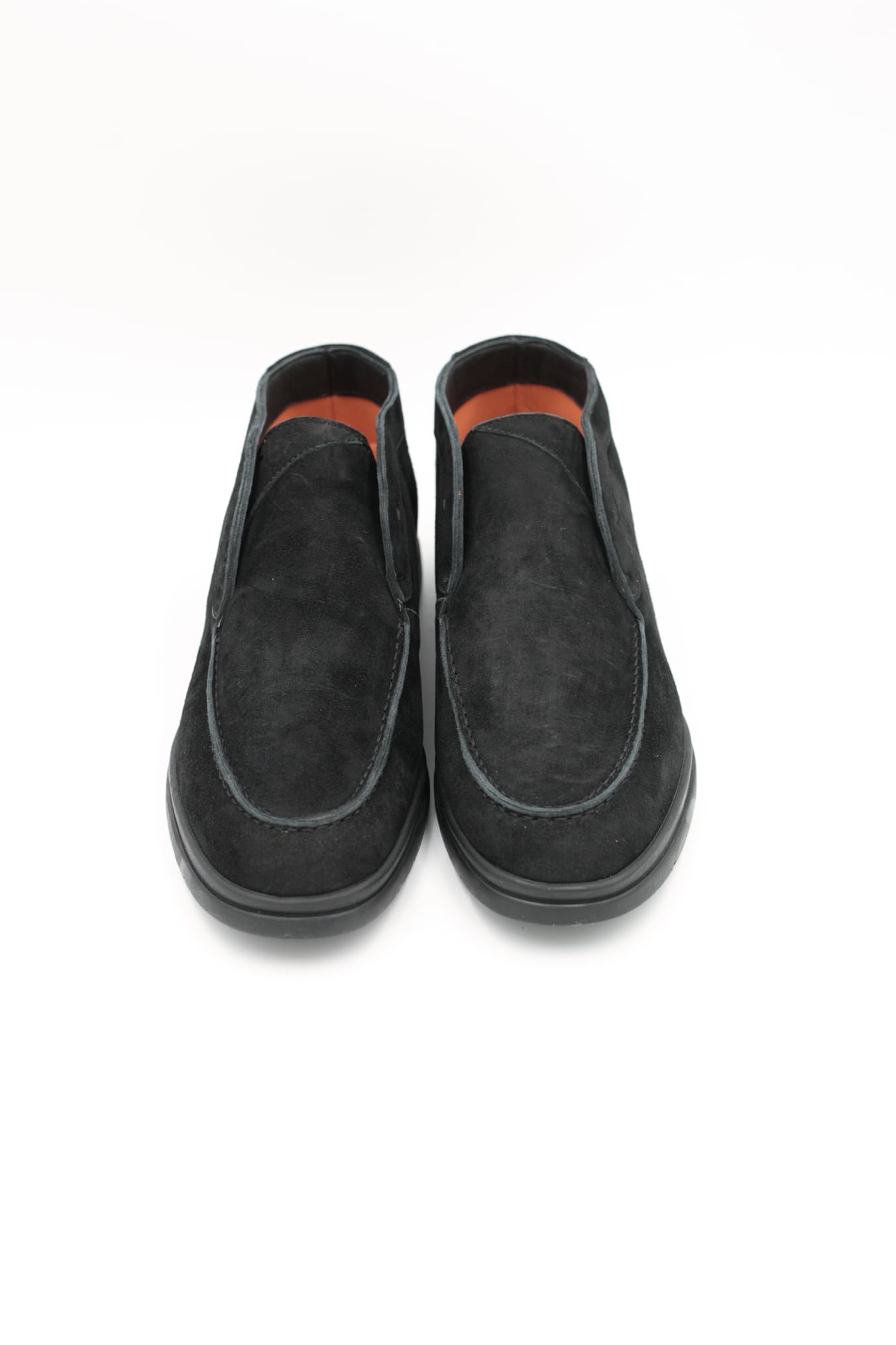 Polacchina Slip On Suede Nero