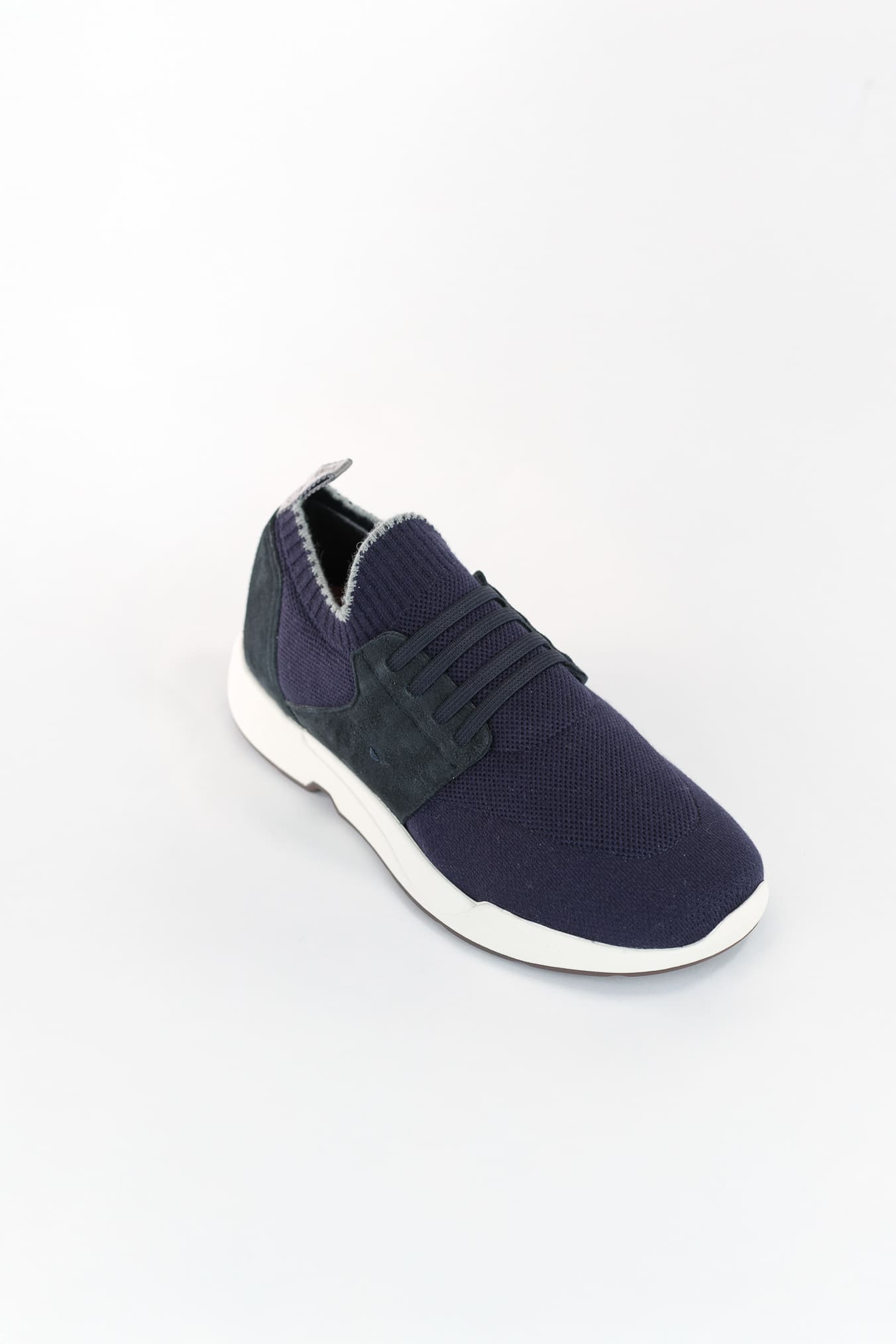 Sneakers Calzino in Maglia Blu