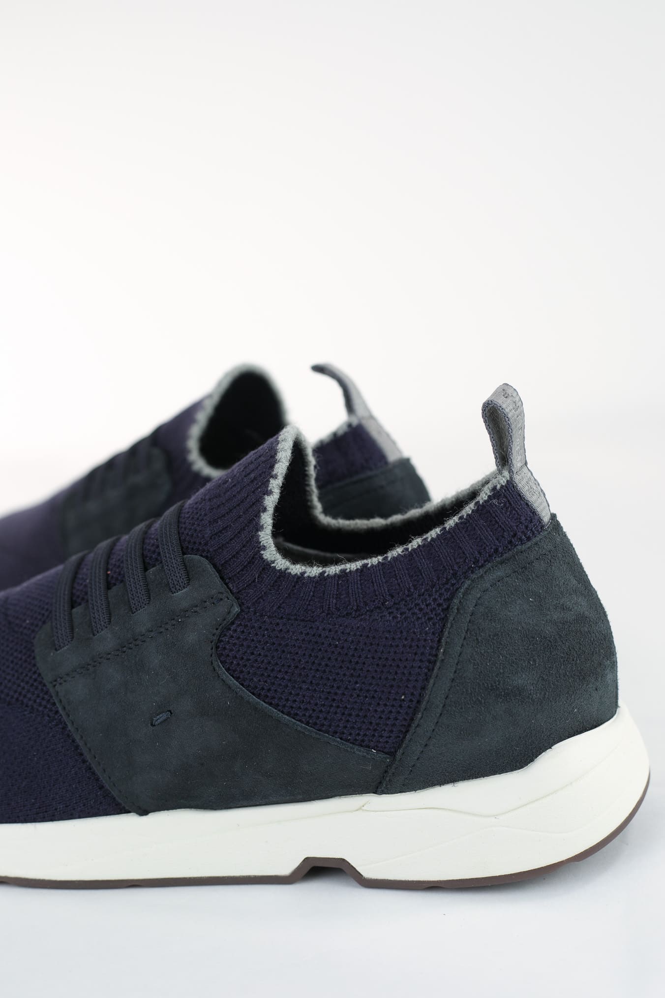 Sneakers Calzino in Maglia Blu