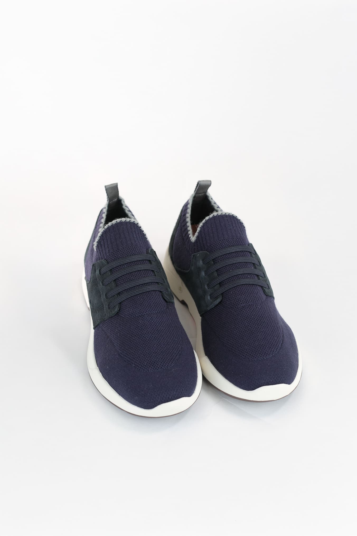 Sneakers Calzino in Maglia Blu