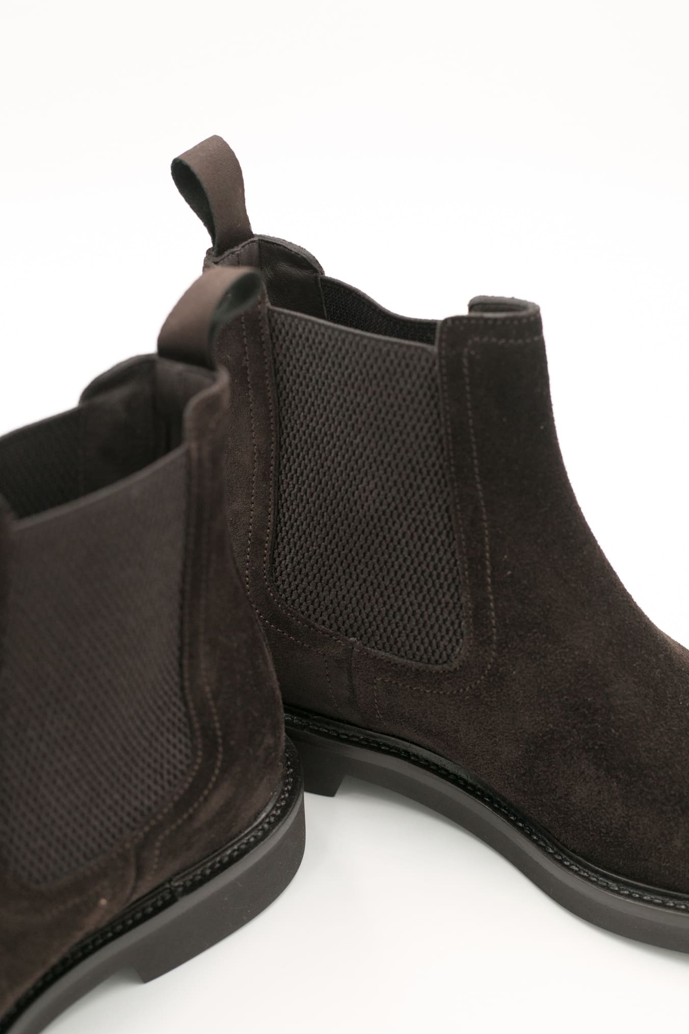 Chelsea Boots in Suede Testa di Moro