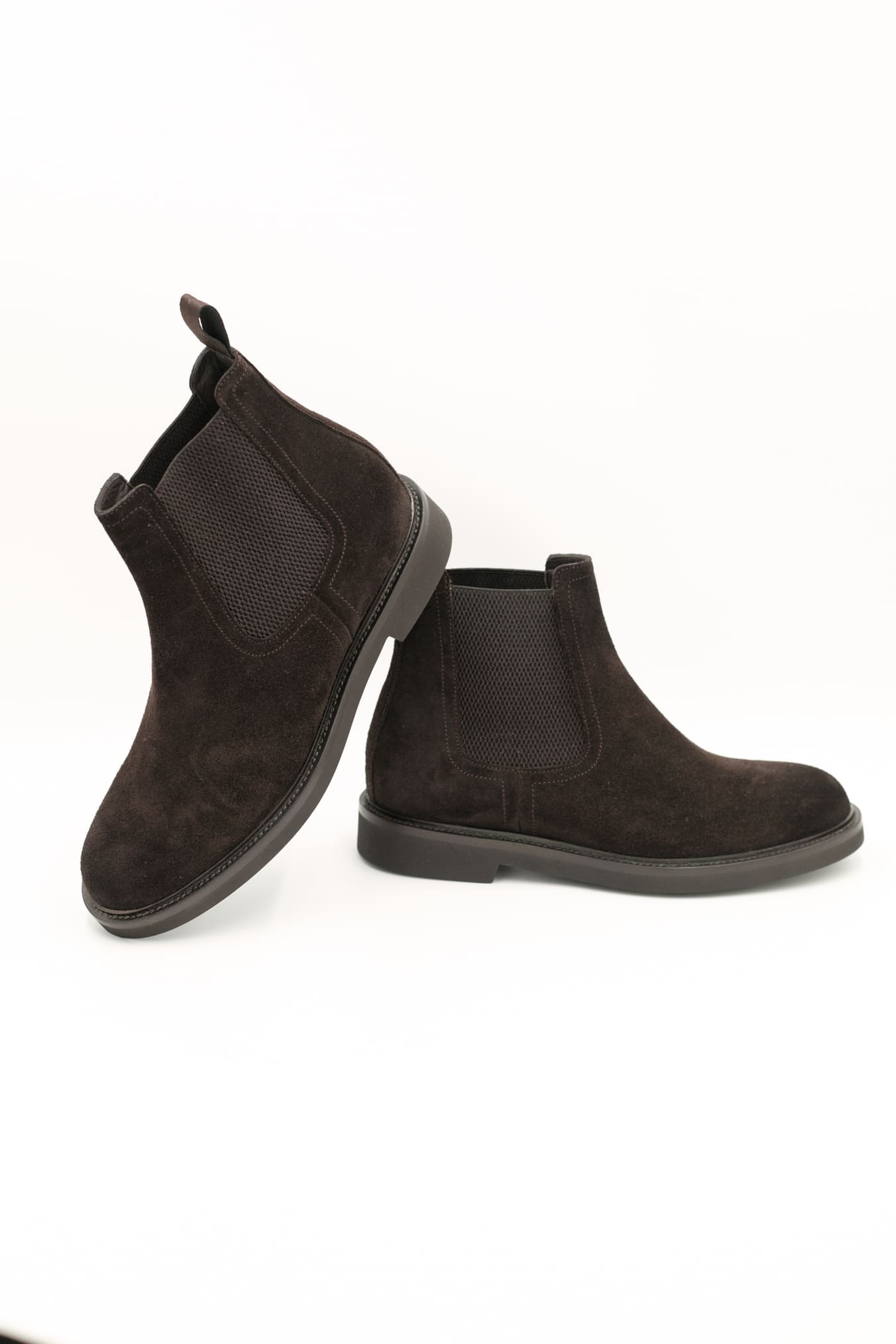 Chelsea Boots in Suede Testa di Moro