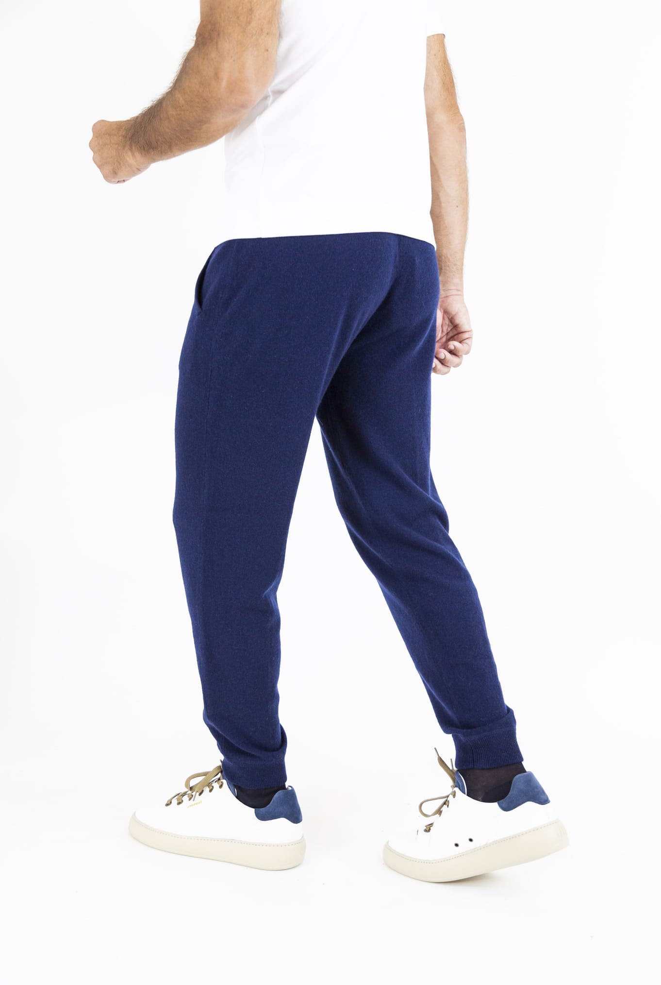 Pantaloni Jogging Cashmere Blu Navy