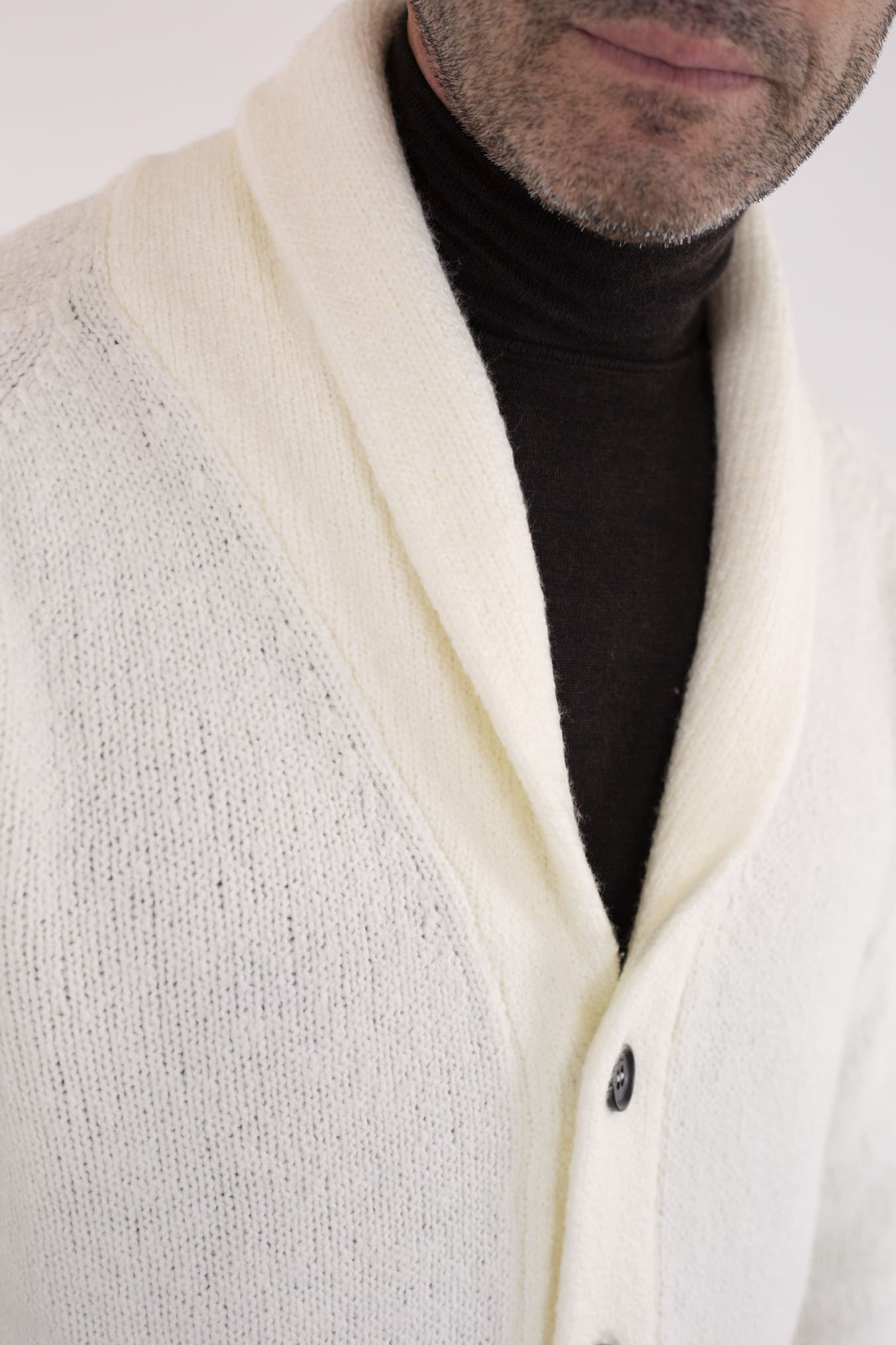 Cardigan Malfile' Bianco