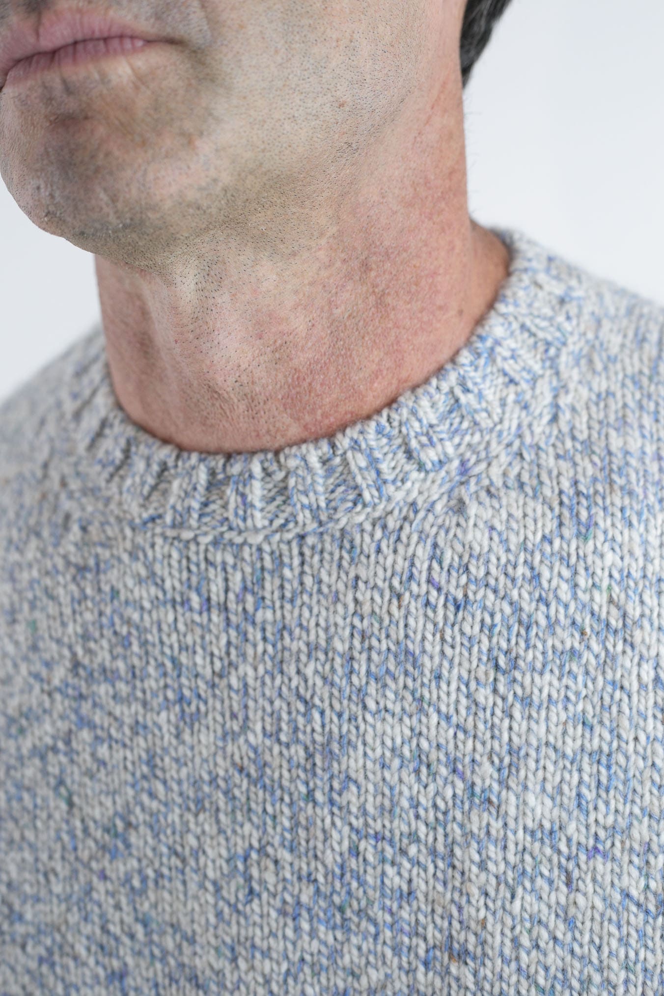 Cashmere Crewneck Light Blue Mélange