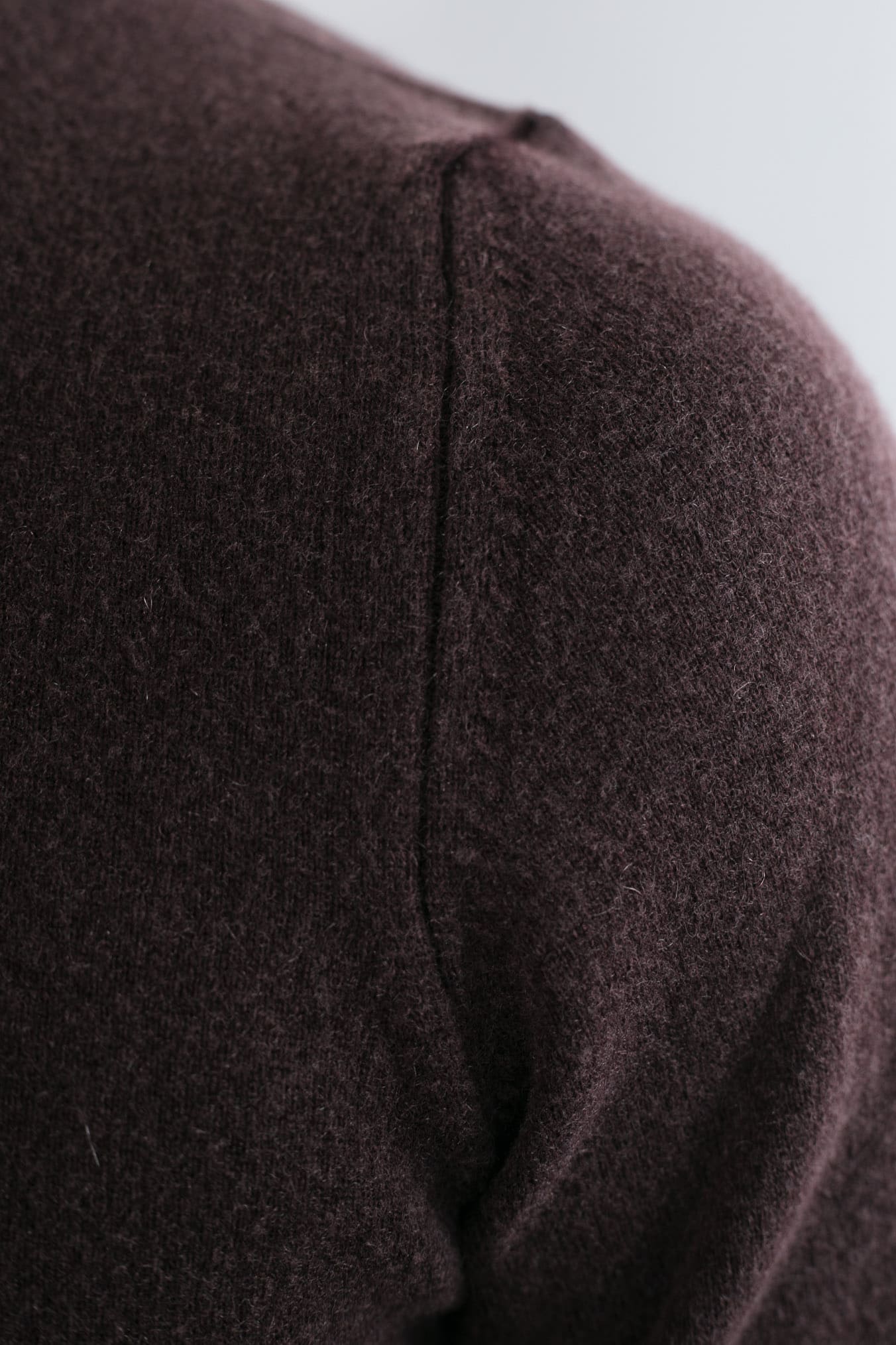 Argentina Frosted Cashmere Burgundy Crewneck