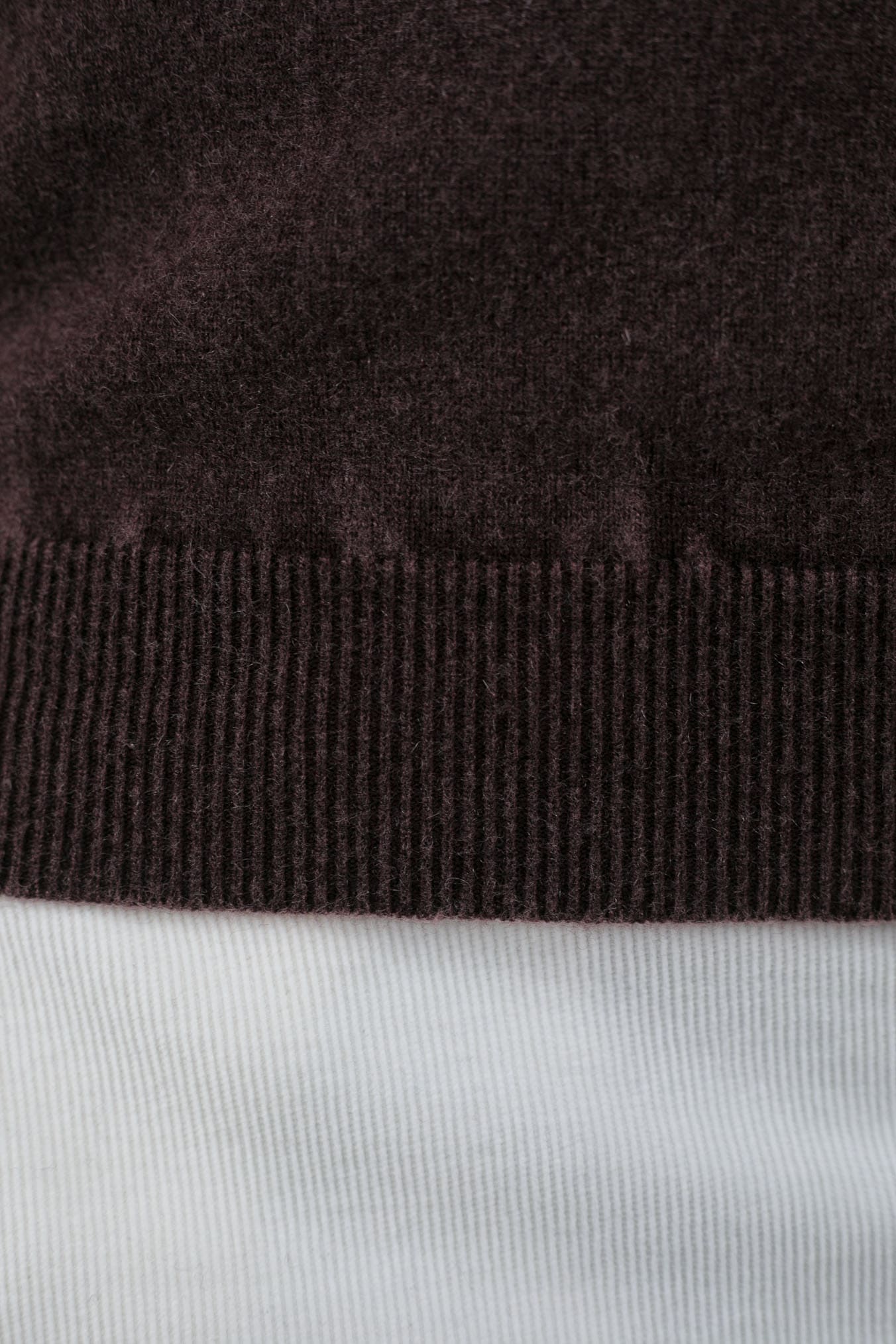 Argentina Frosted Cashmere Burgundy Crewneck