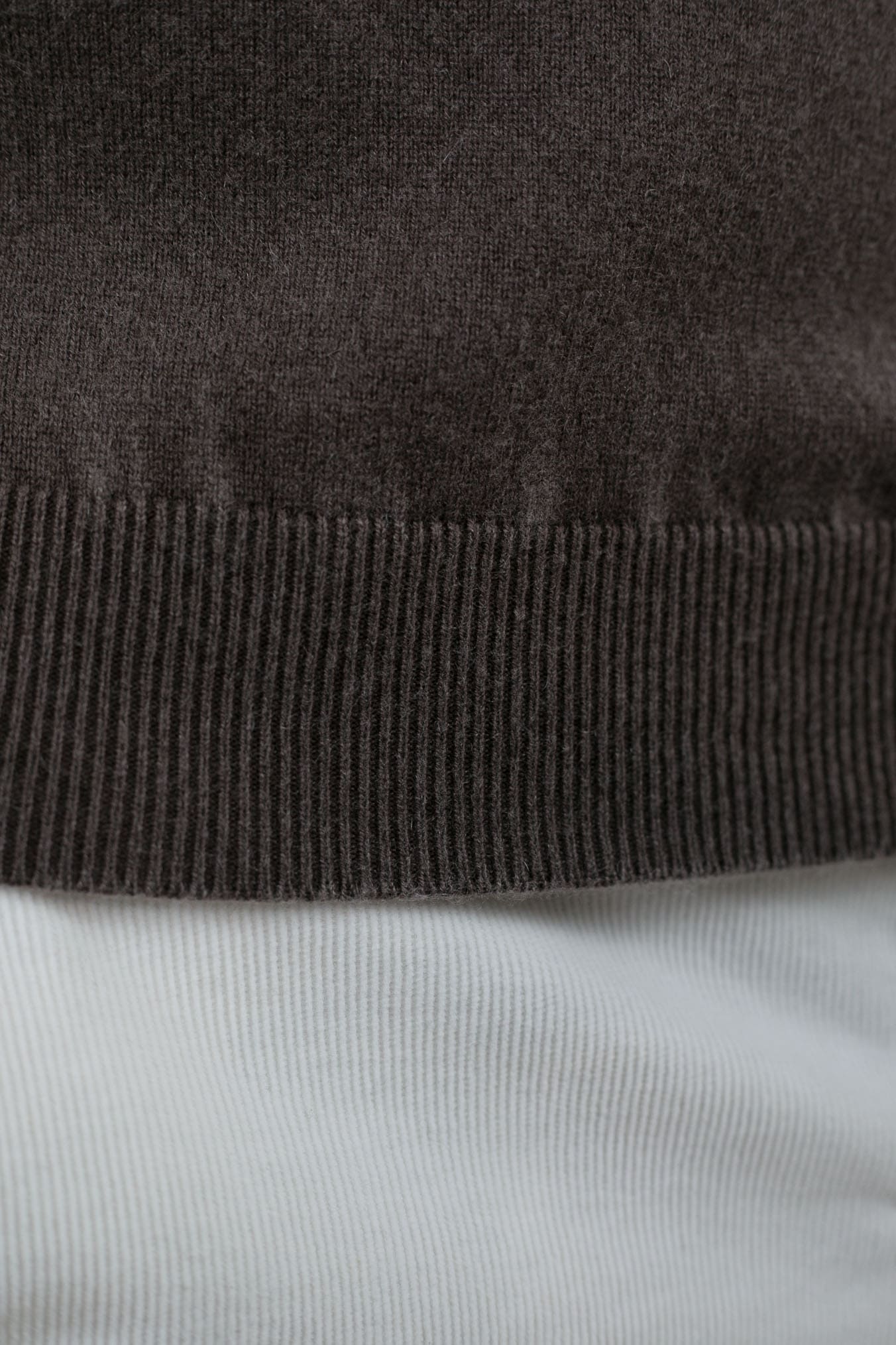 Girocollo Argentina Frosted Cashmere Marrone