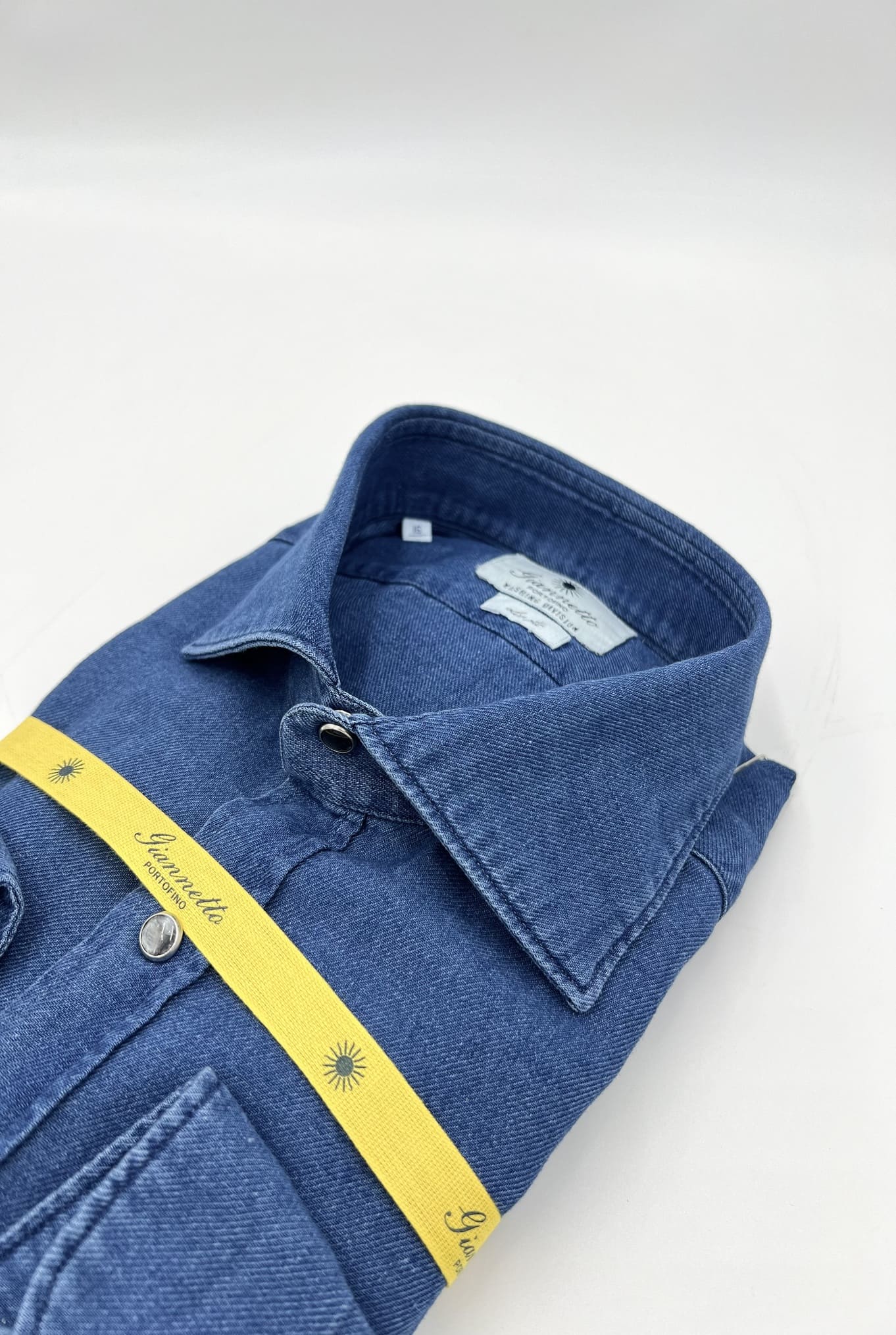 GIANNETTO PORTOFINO Camicia Denim Spigata