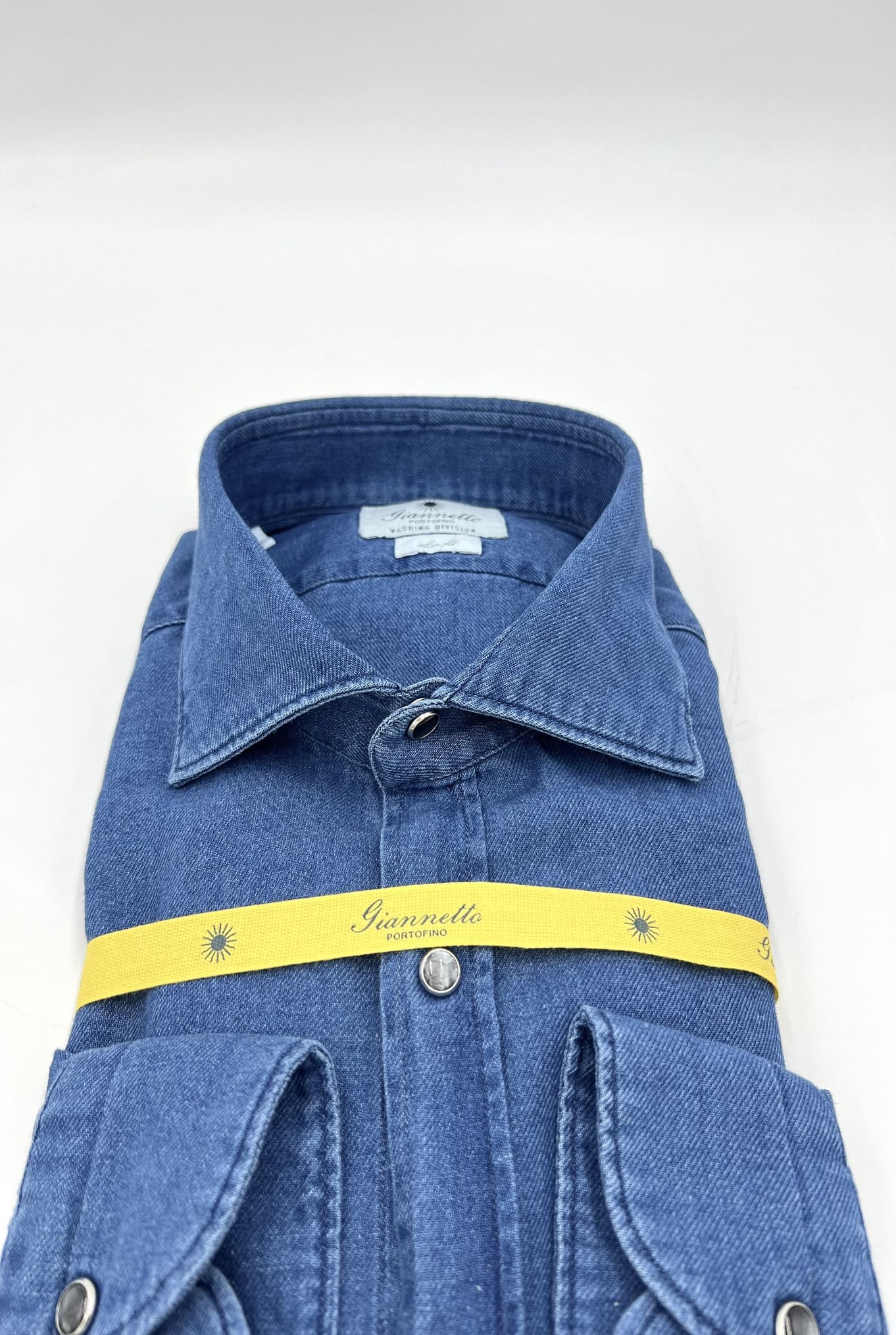 GIANNETTO PORTOFINO Camicia Denim Spigata