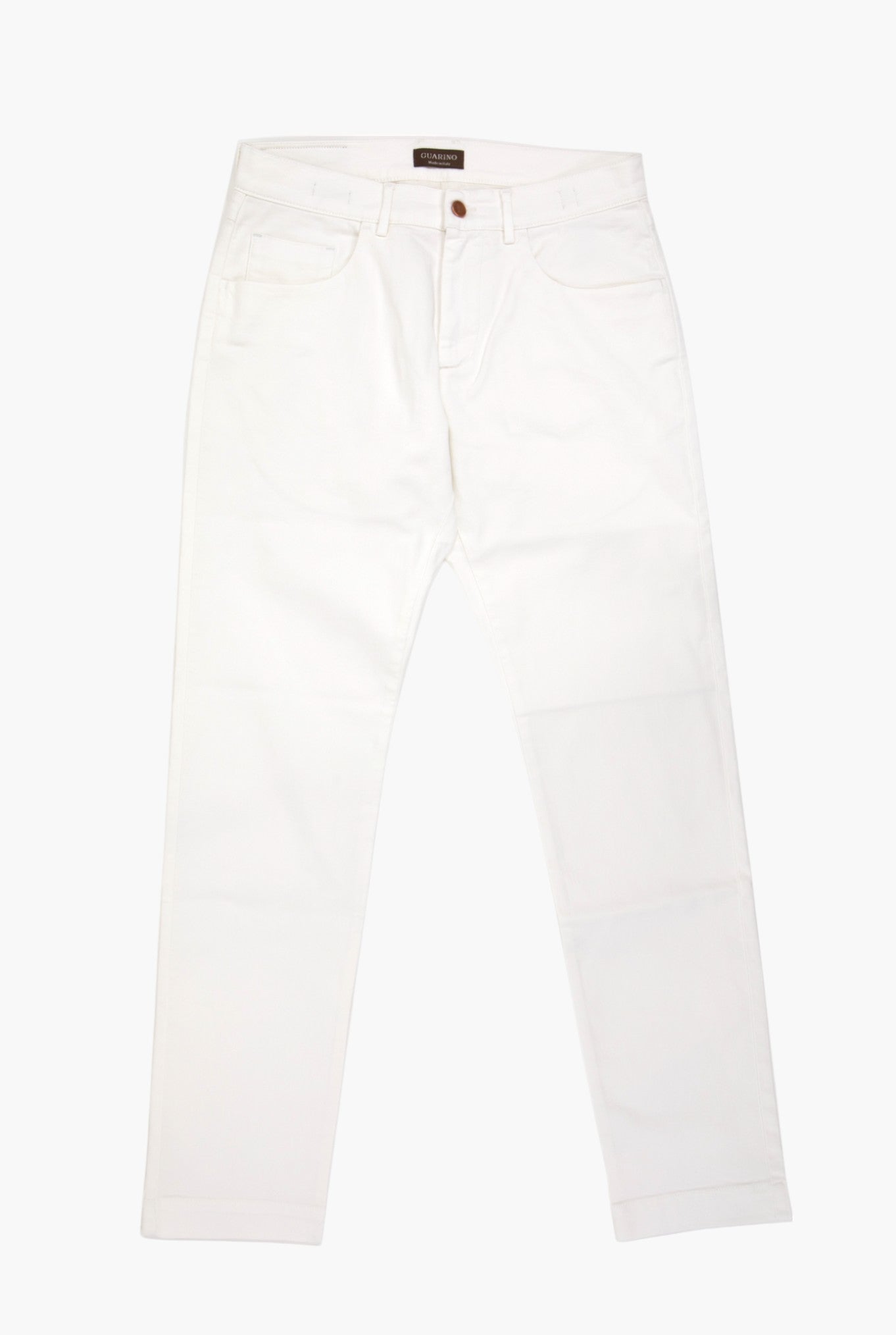 White Denim Tailored Jeans