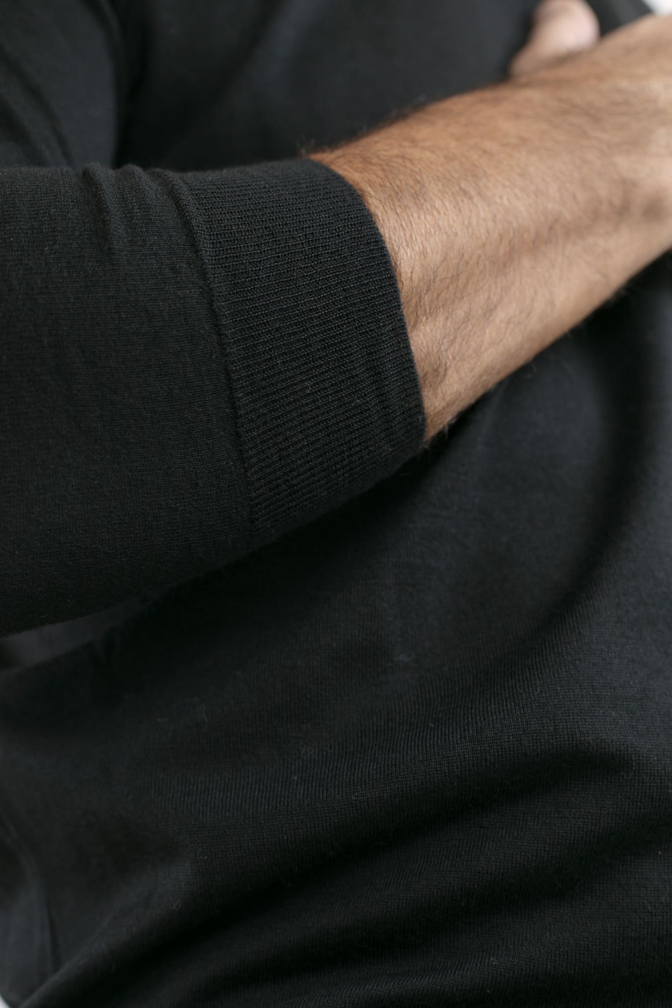 GUARINO Girocollo Lana Seta Cashmere Nero