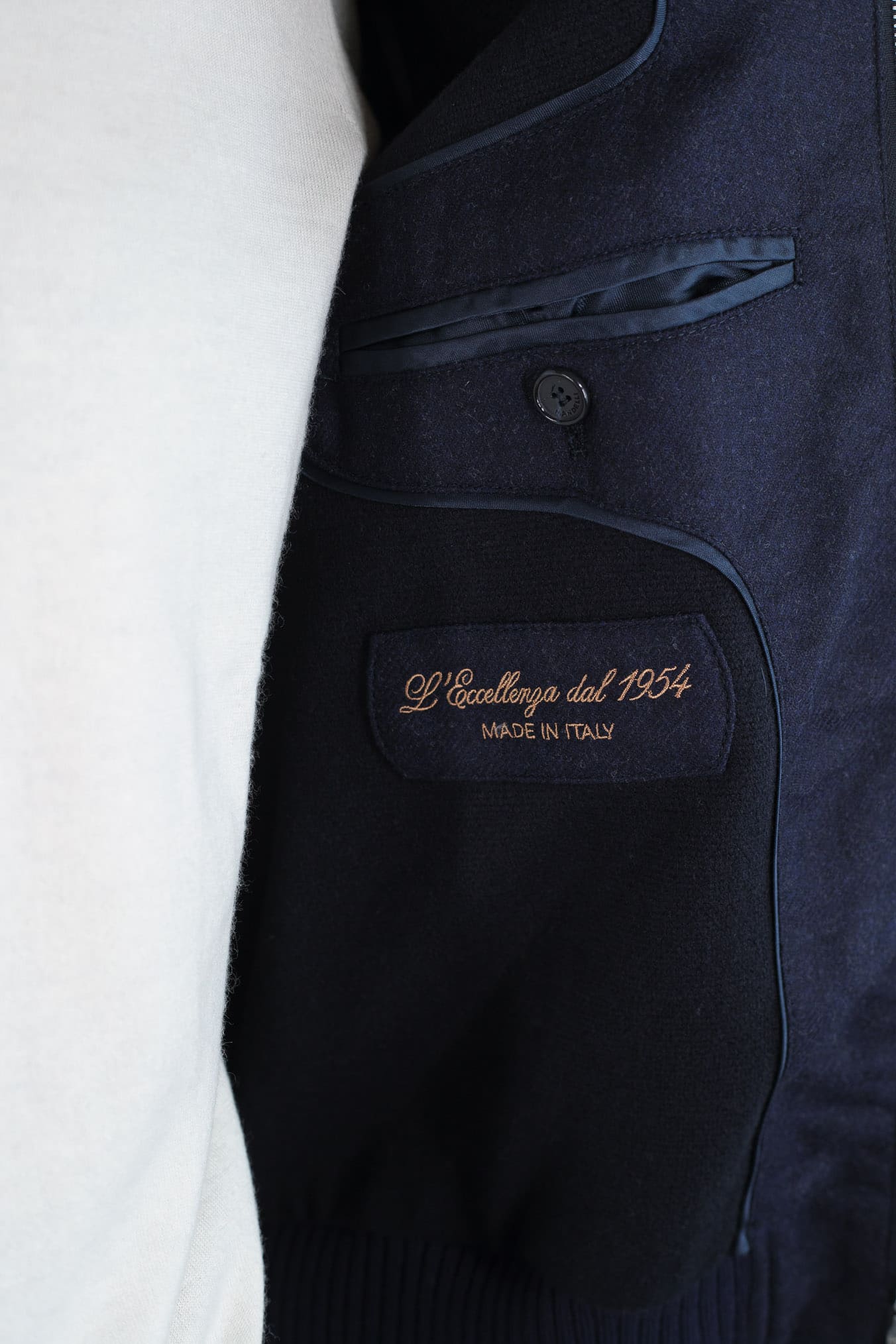 MANDELLI Giubbino Airstop Cashmere Loro Piana Blu