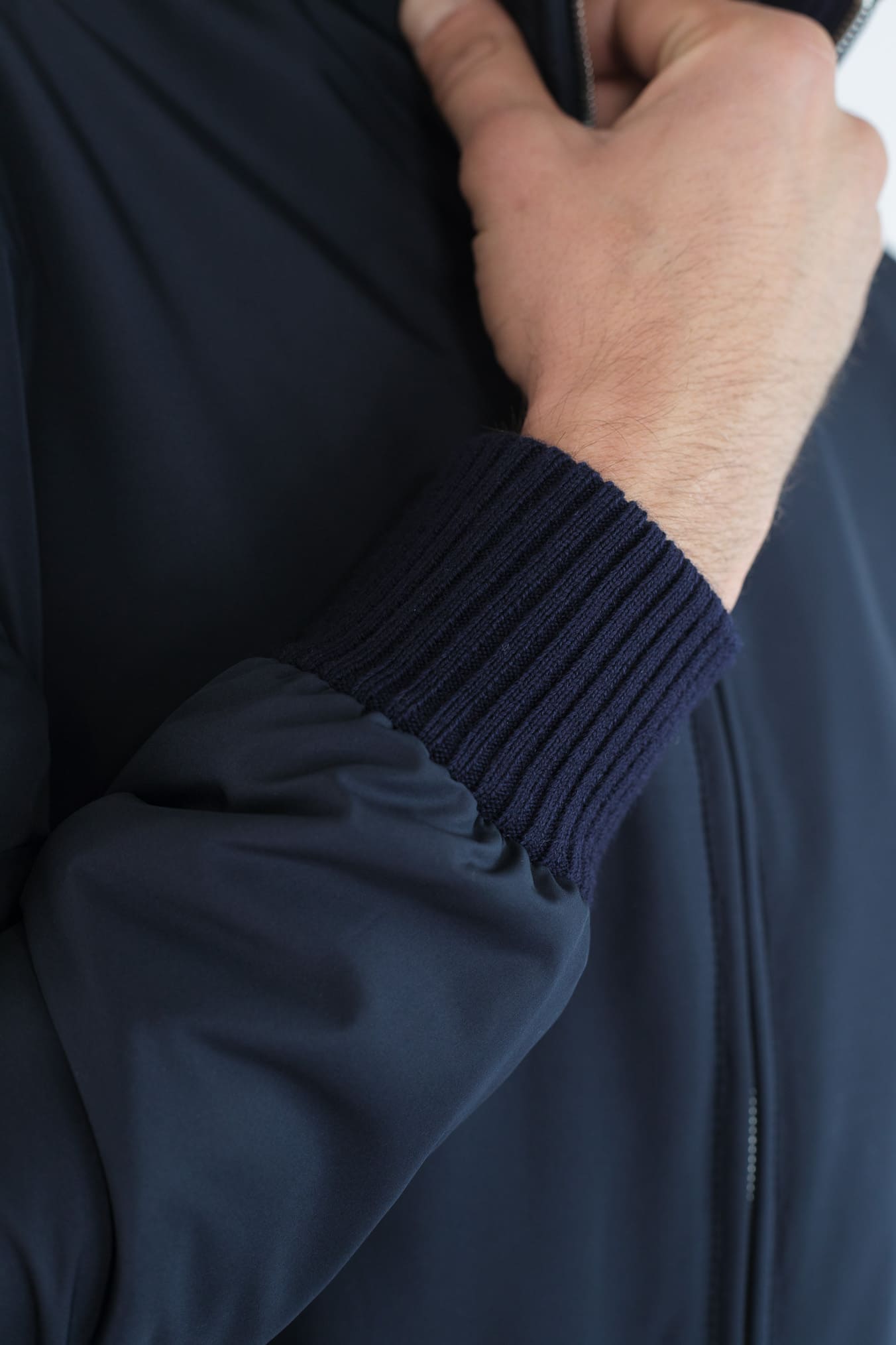 MANDELLI Giubbino Airstop Cashmere Loro Piana Blu