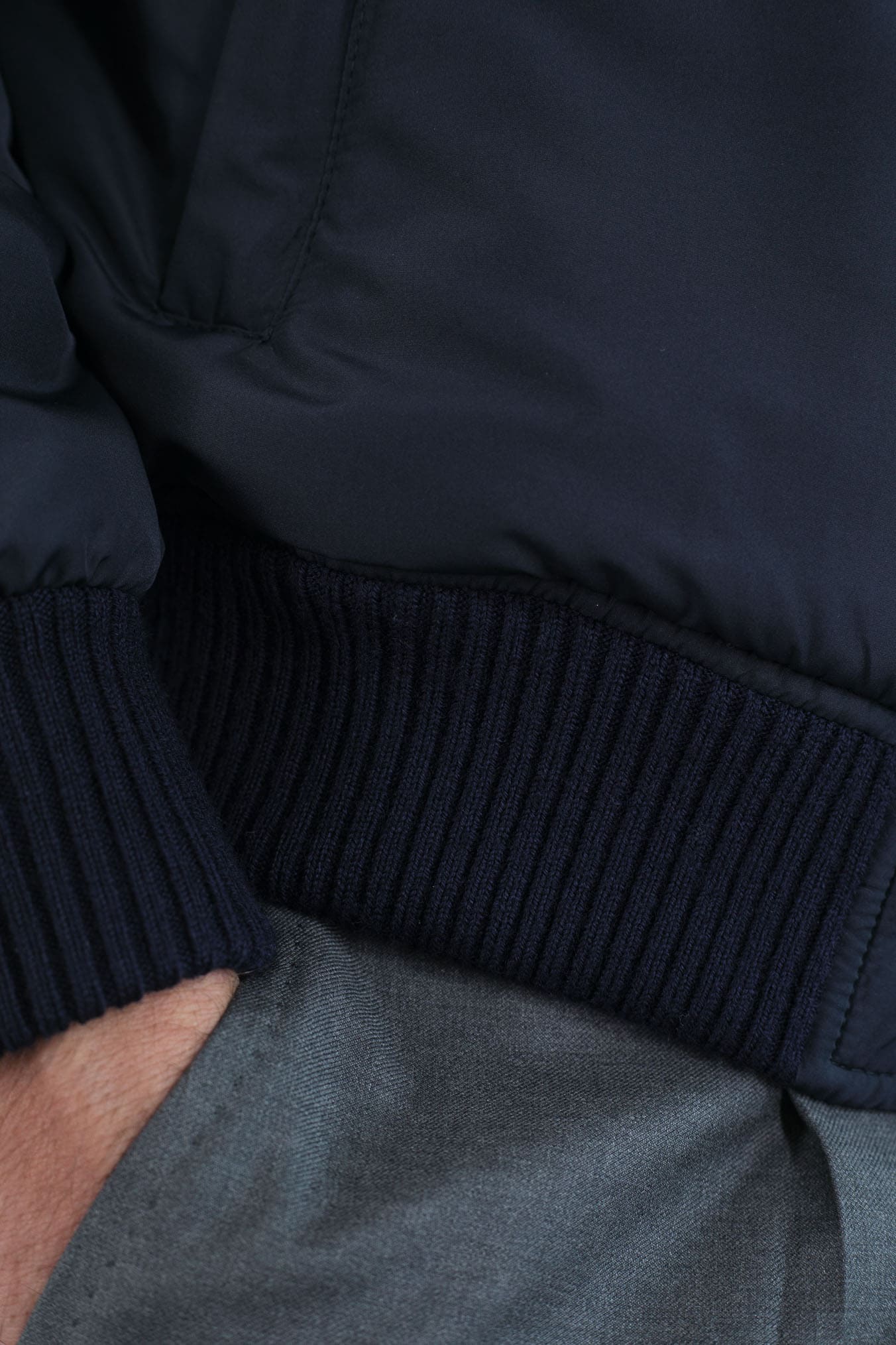 MANDELLI Giubbino Airstop Cashmere Loro Piana Blu