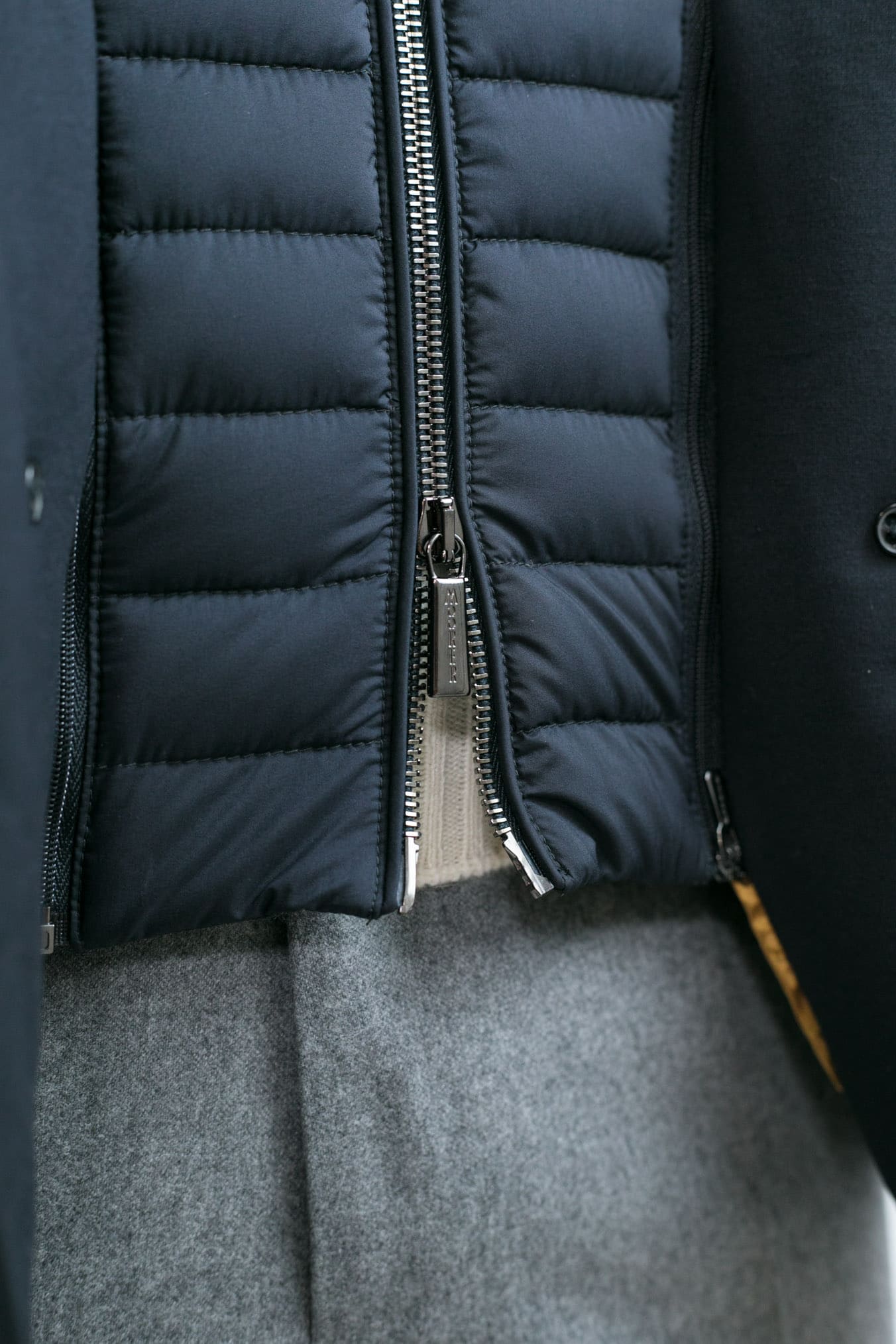 Dark Blue Double Breasted Jacket