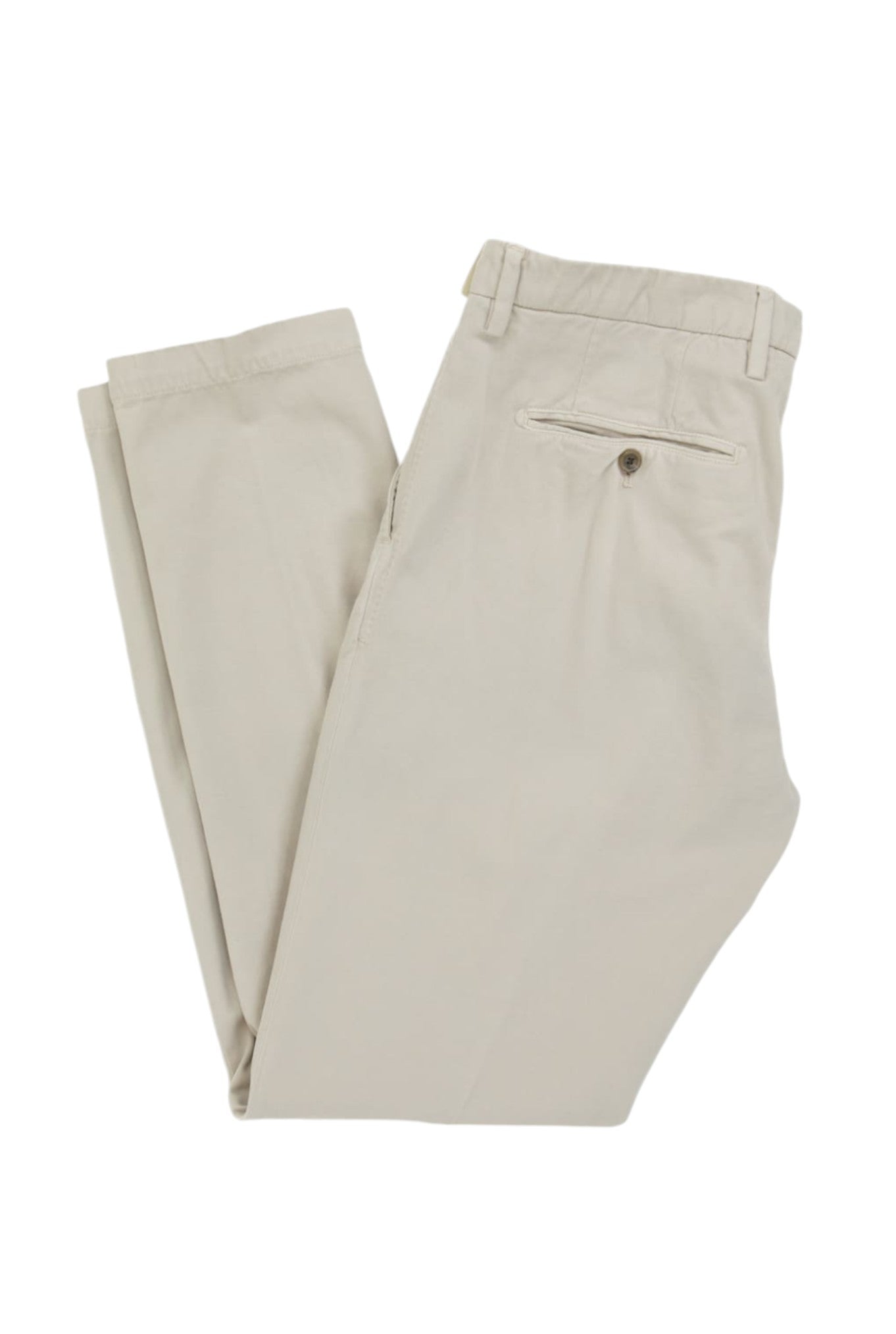 MYTHS Pantaloni Chino in Cotone e Cashmere Blu