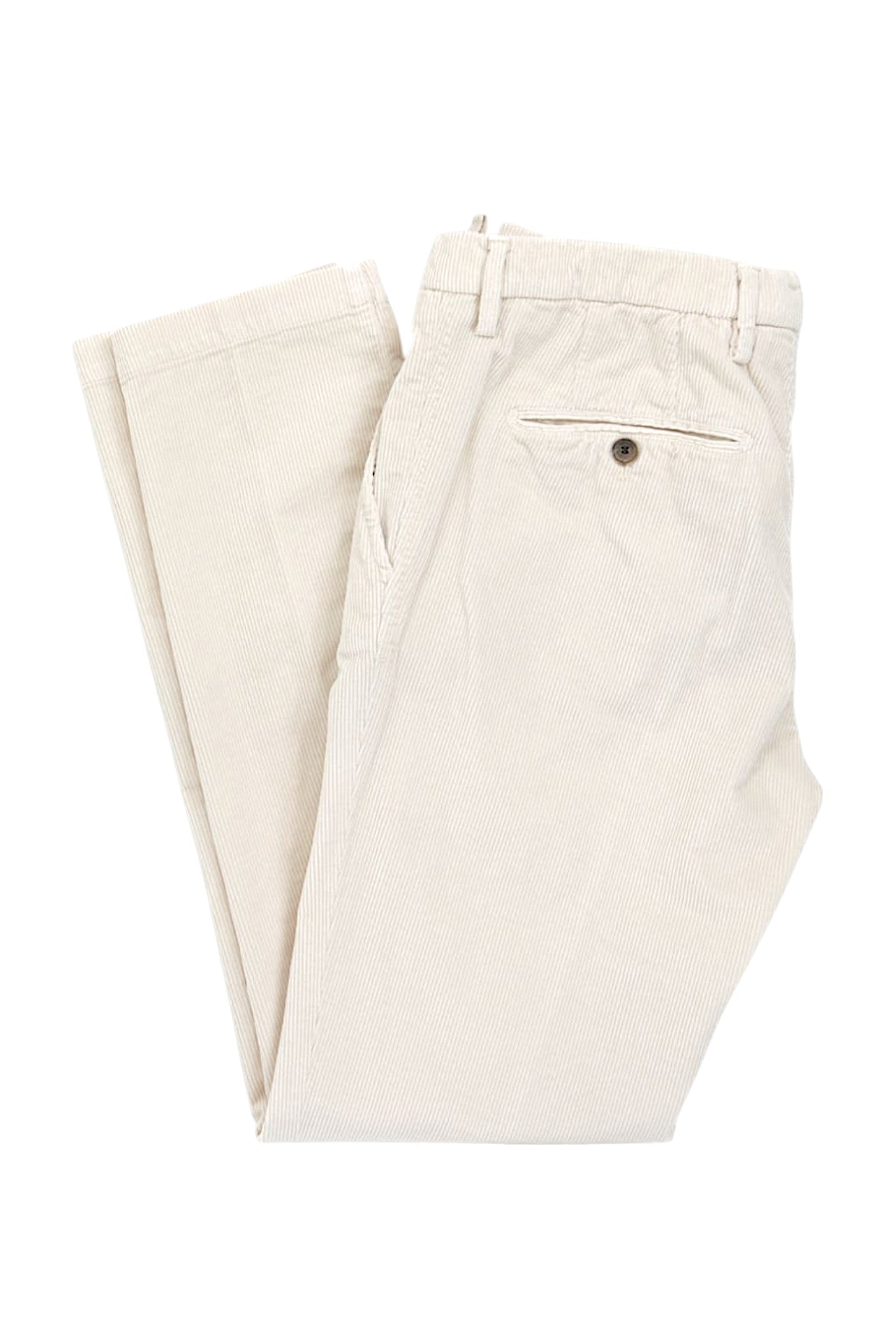 MYTHS Pantaloni Velluto Bianco