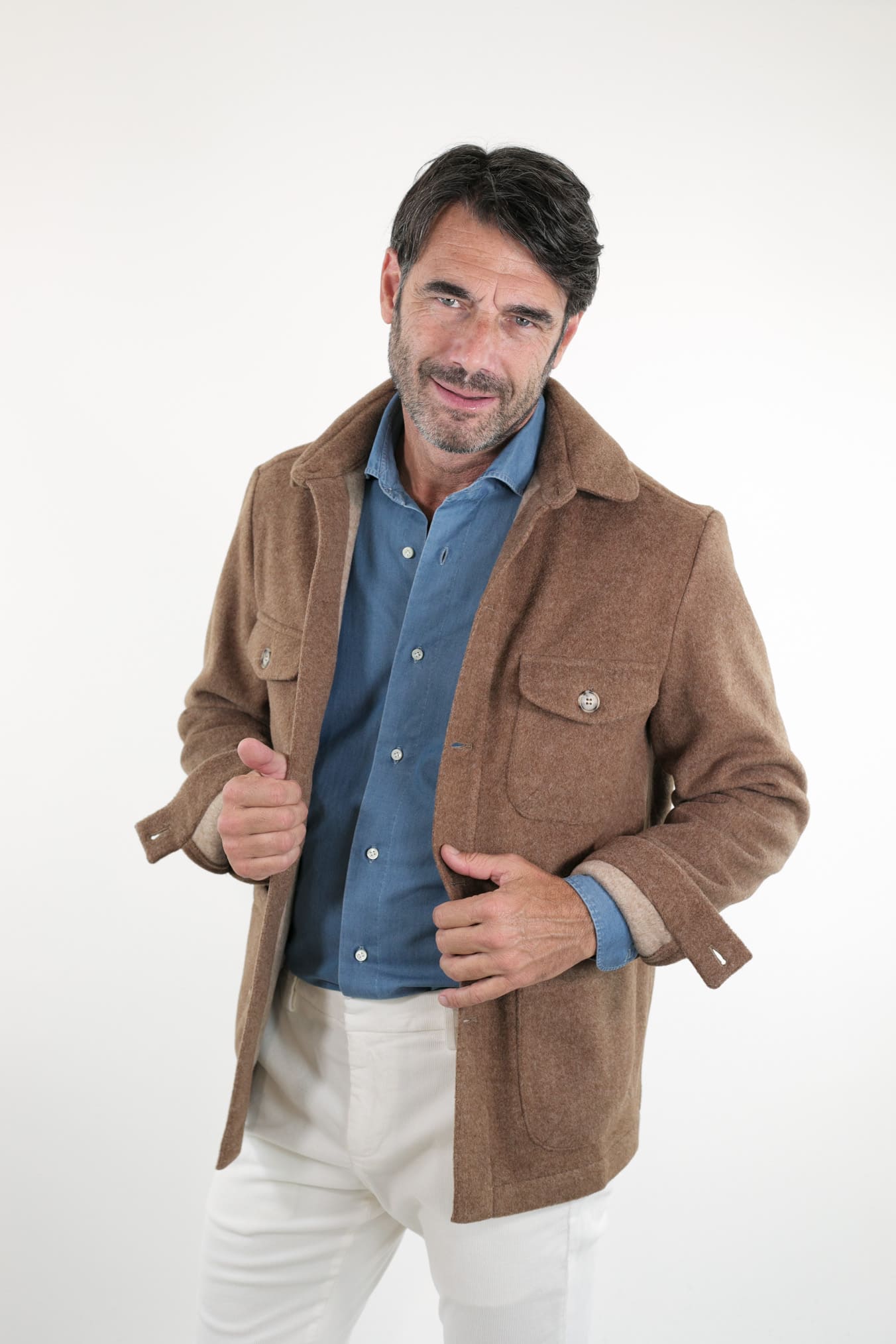 Overshirt Marrone