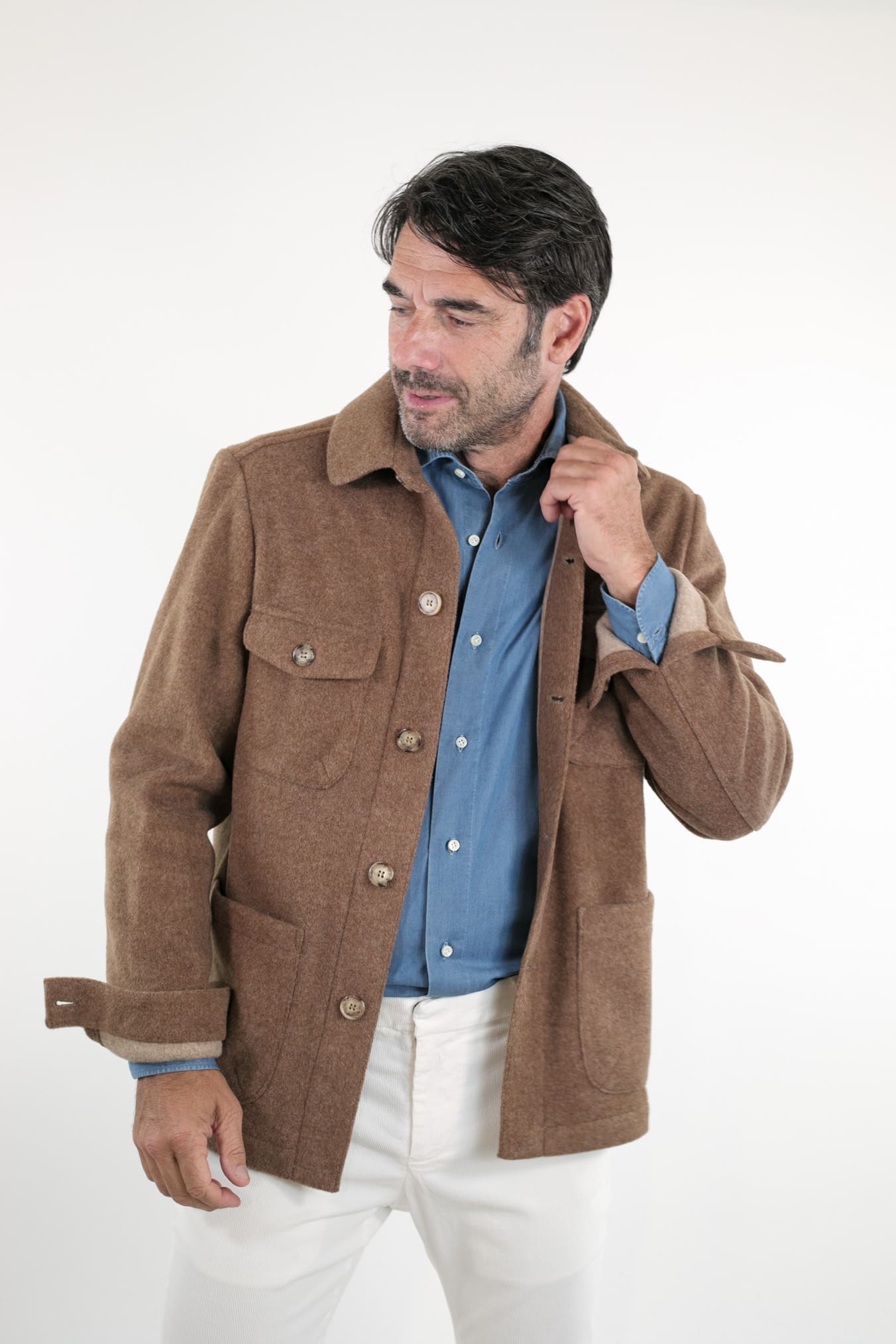 Overshirt Marrone