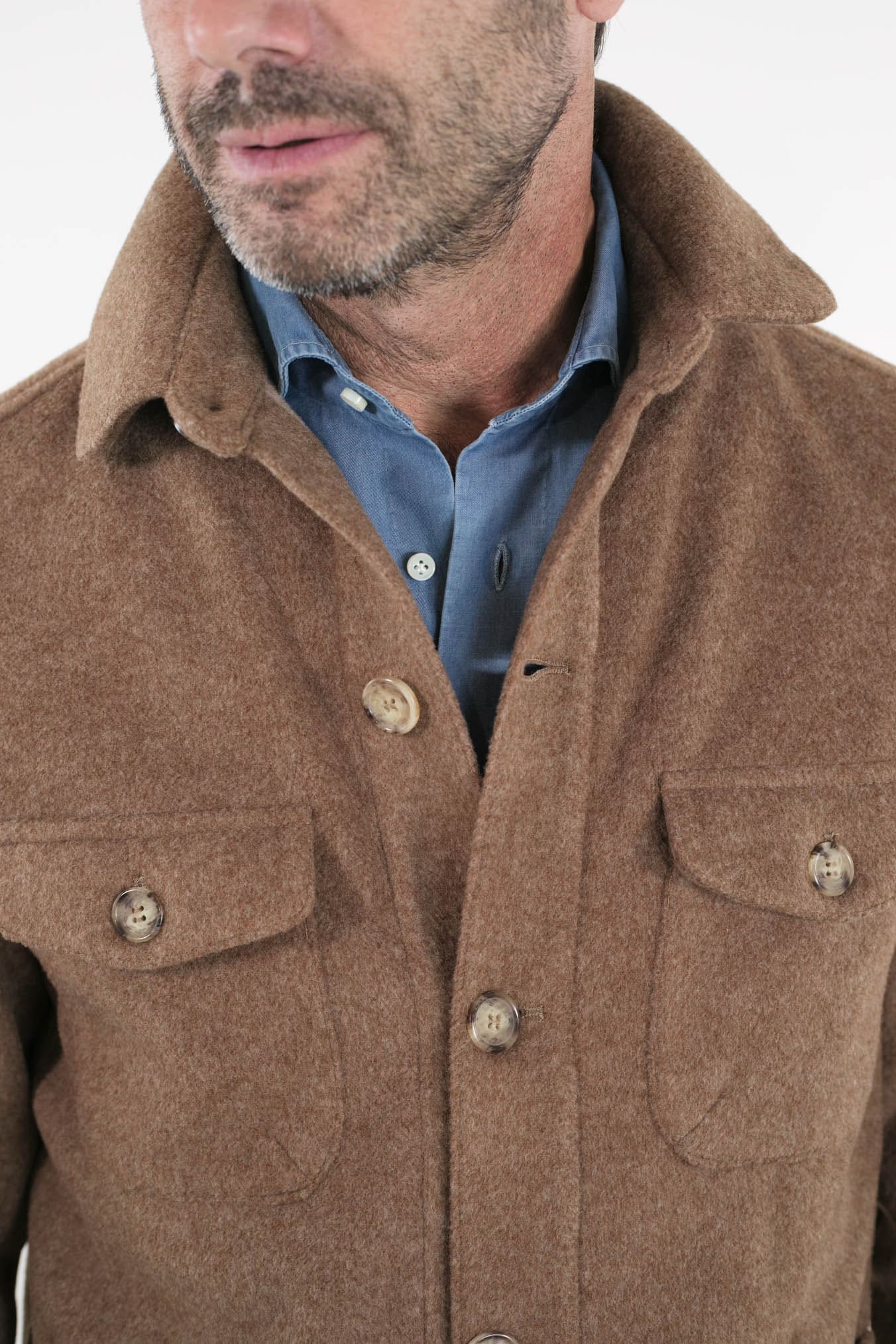 Overshirt Marrone